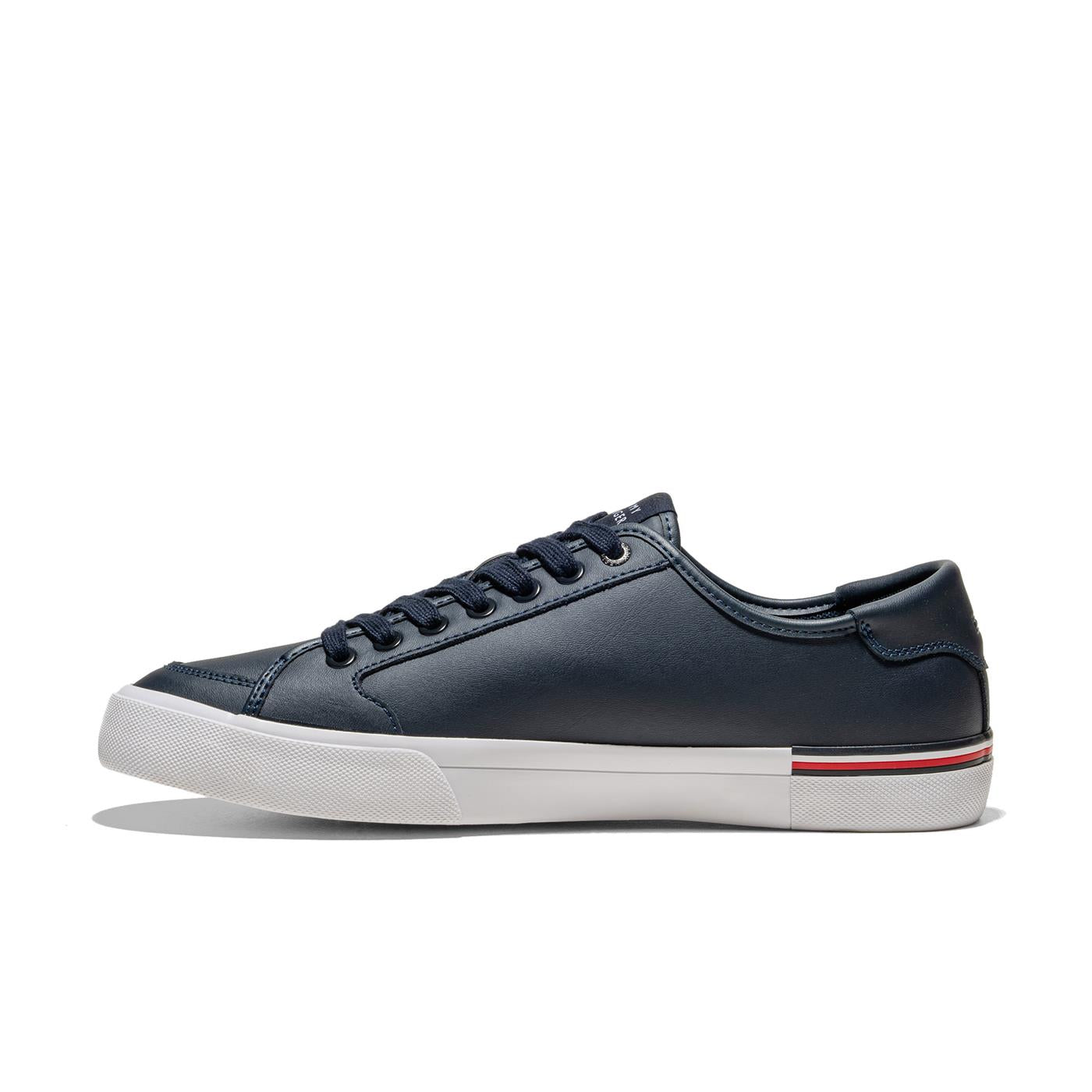 Tommy Hilfiger Core Corporate Vulc Leather Desert Sky  - FM0FM05399DW5