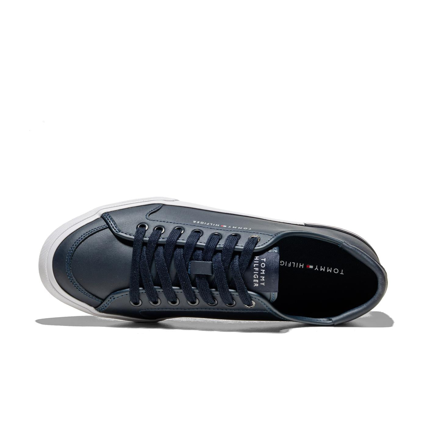 Tommy Hilfiger Core Corporate Vulc Leather Desert Sky  - FM0FM05399DW5