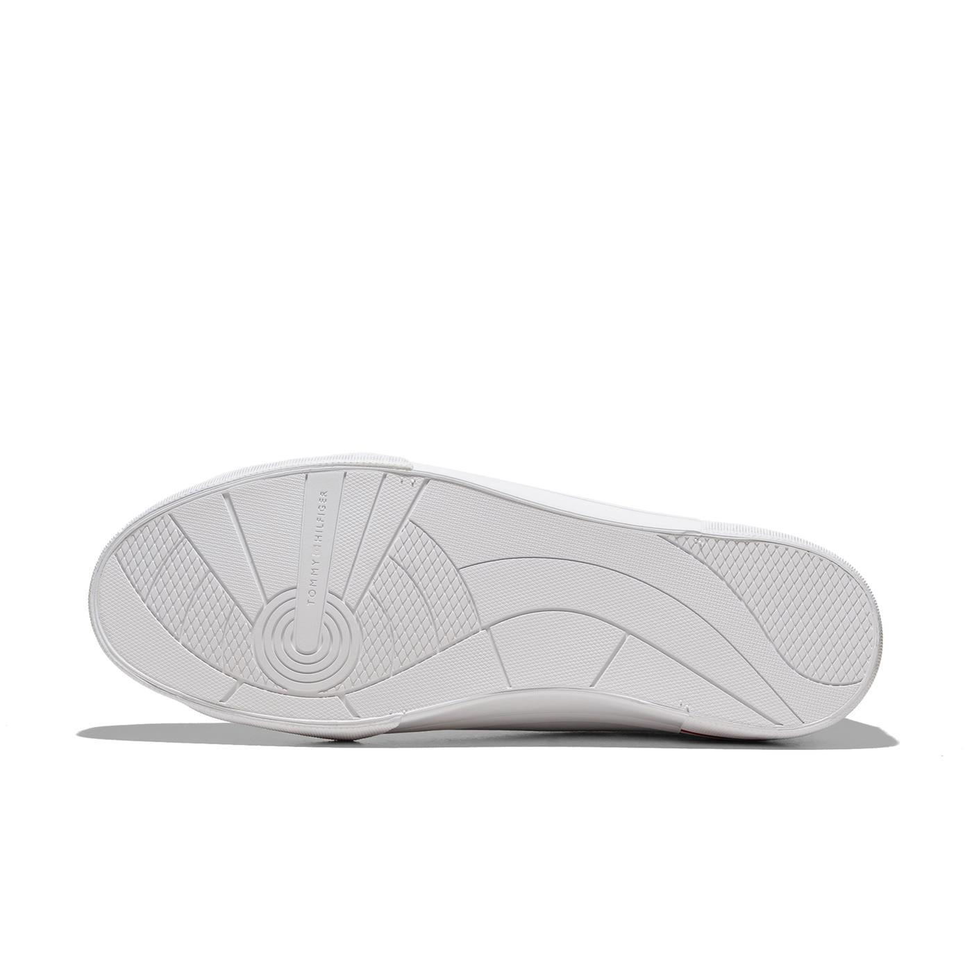 Tommy Hilfiger Core Corporate Vulc Leather White  - FM0FM05399YBS