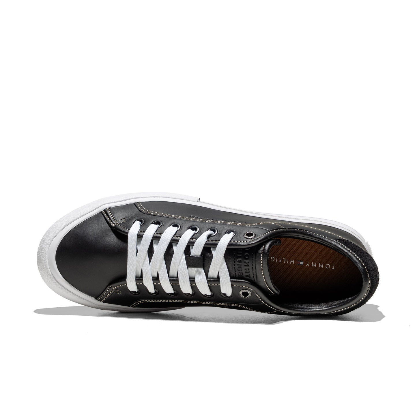 Tommy Hilfiger TH Hi Vulc Street Leather Black - FM0FM05645BDS