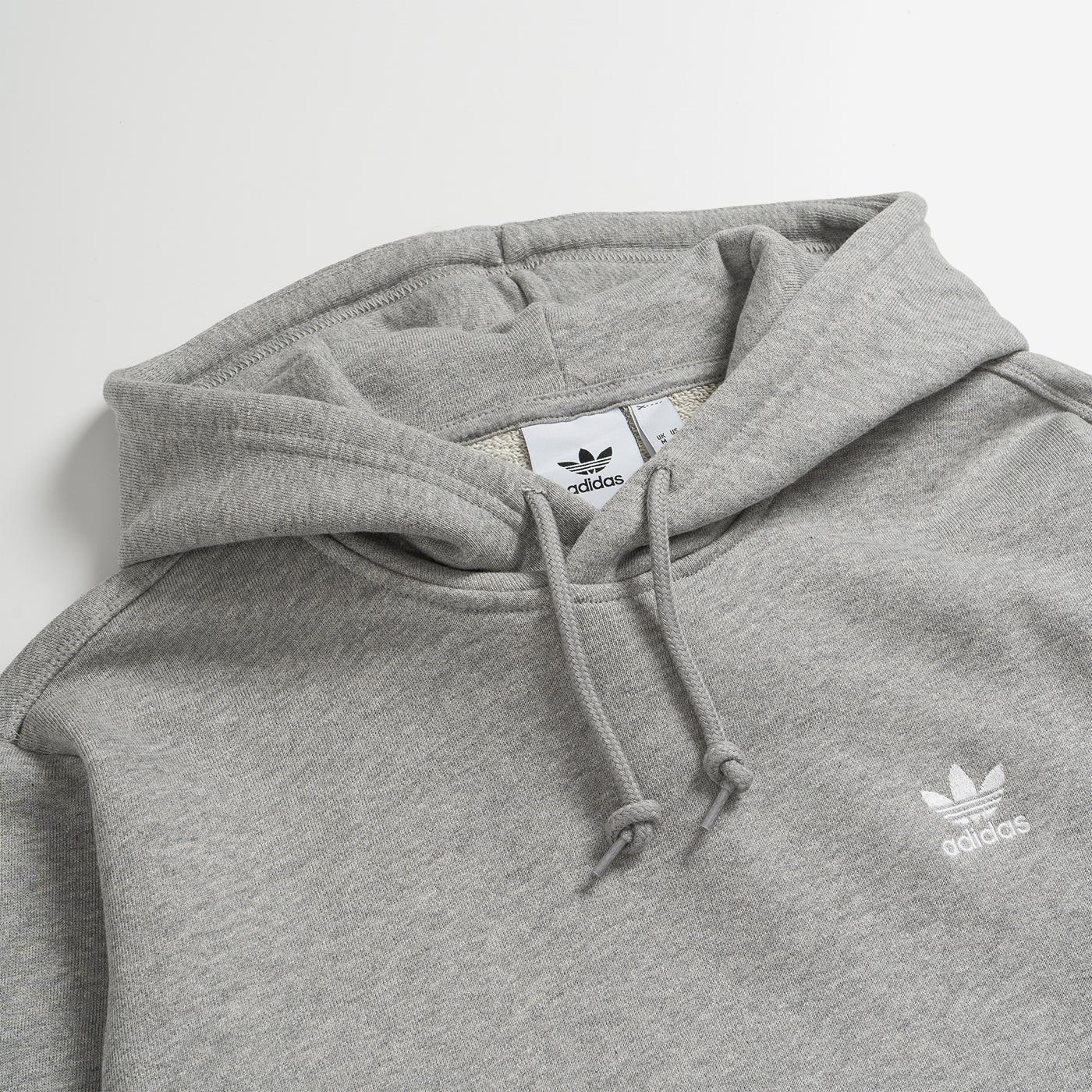 Adidas Essential Hoodie Medium Grey Heather - FM9958