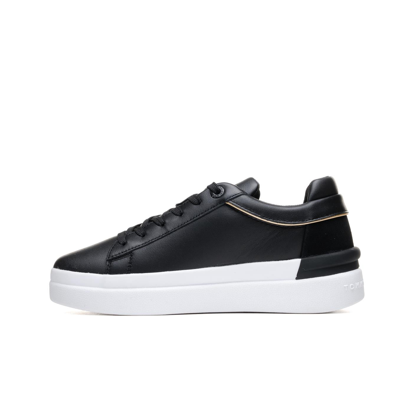 Tommy Hilfiger Corp Webbing Court Sneaker Black  - FW0FW07387BDS