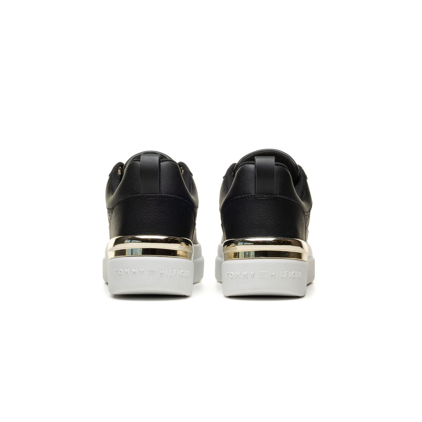Tommy Hilfiger Lux Court Sneaker Monogram Black - FW0FW07808BDS