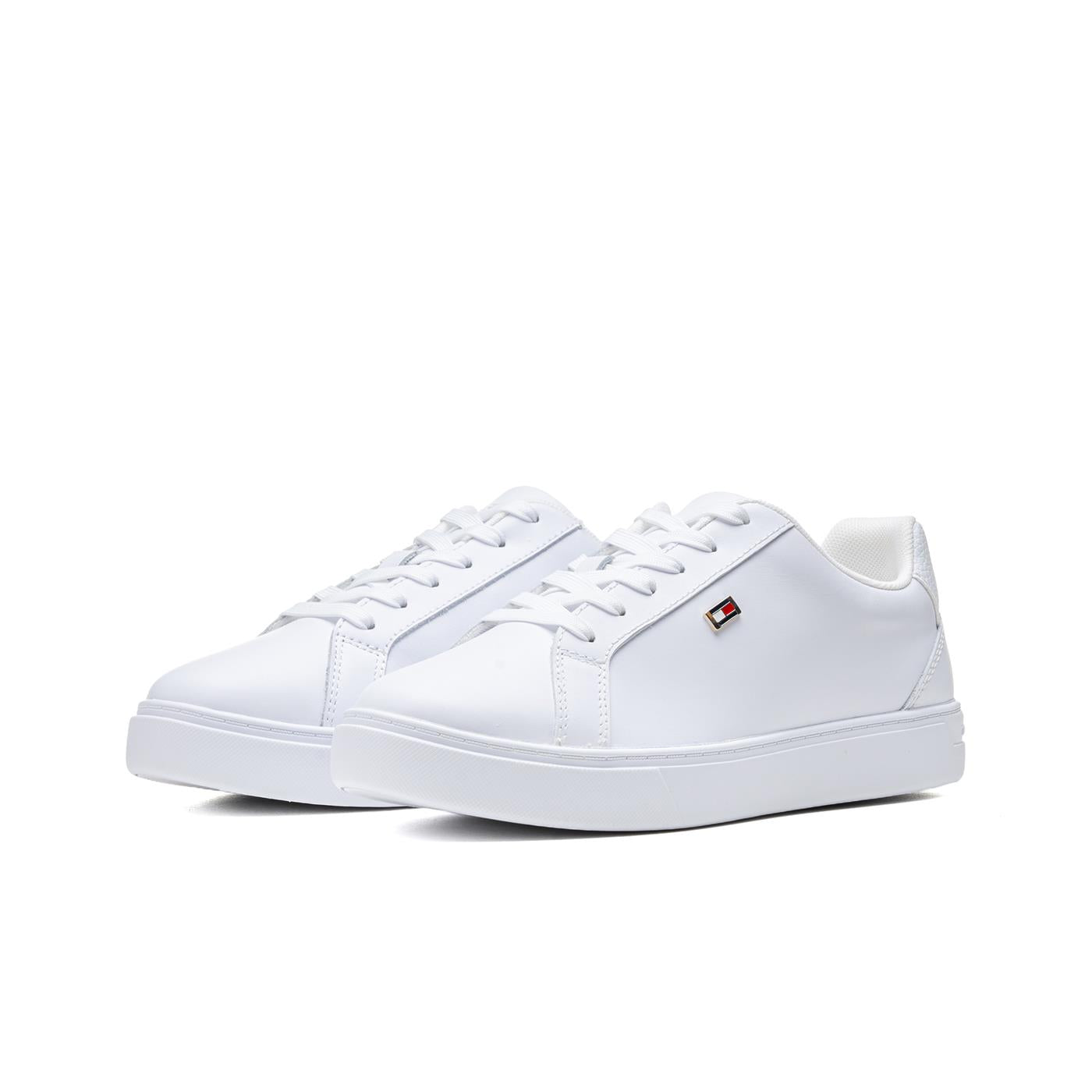 Tommy Hilfiger Flag Court Sneaker White - FW0FW08072YBS