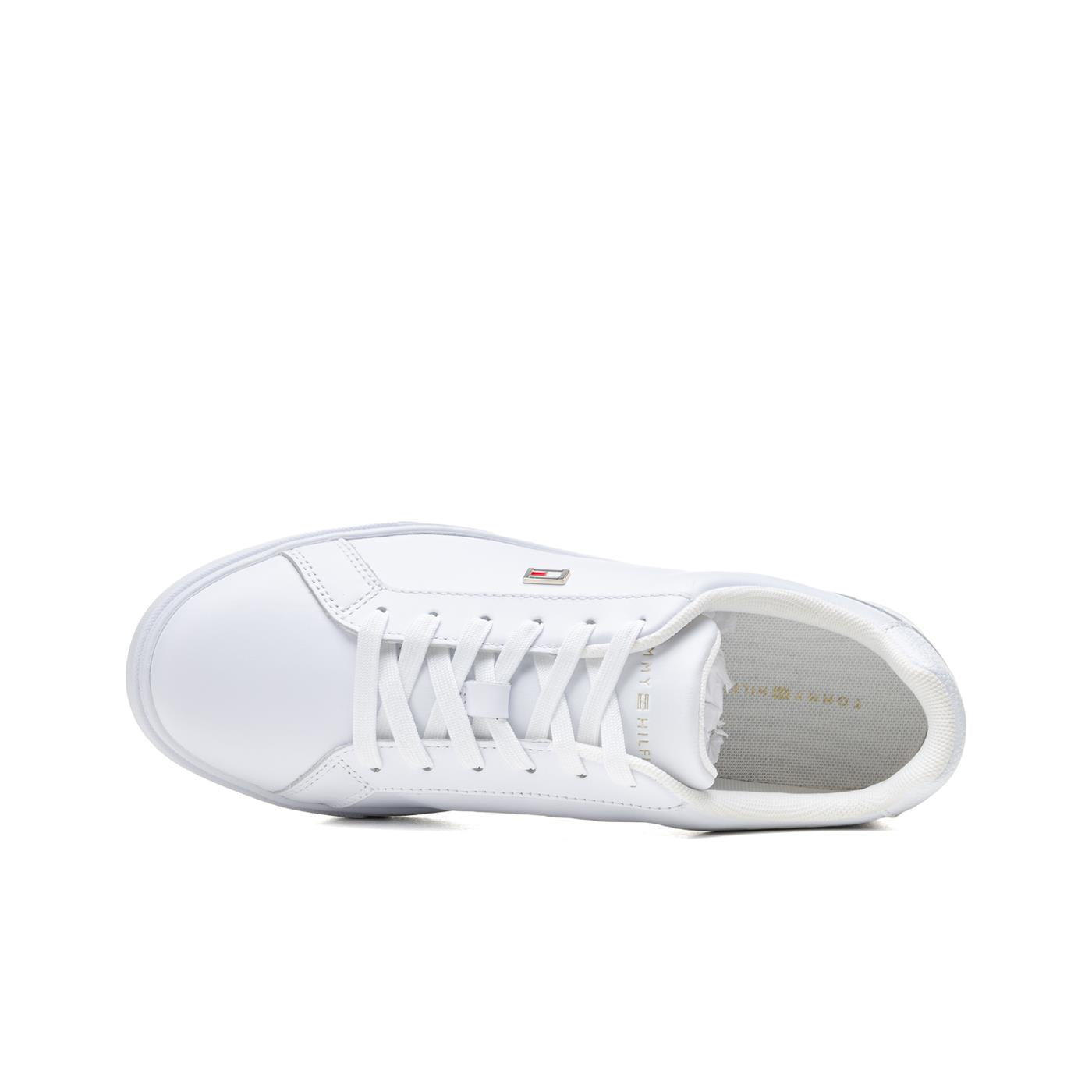 Tommy Hilfiger Flag Court Sneaker White - FW0FW08072YBS