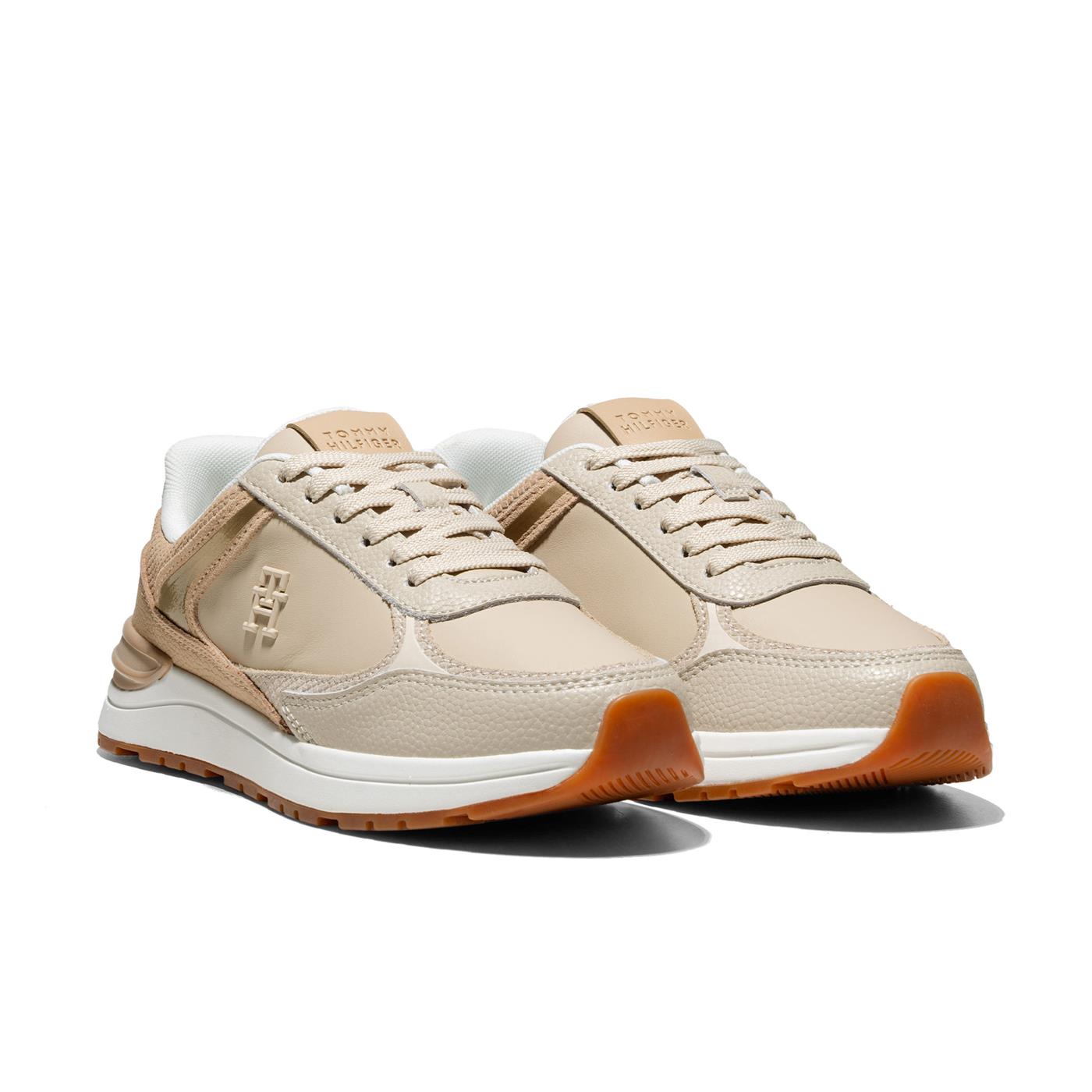 Tommy Hilfiger Casual Fashion Runner Classic Beige/Pebble  - FW0FW084720F5