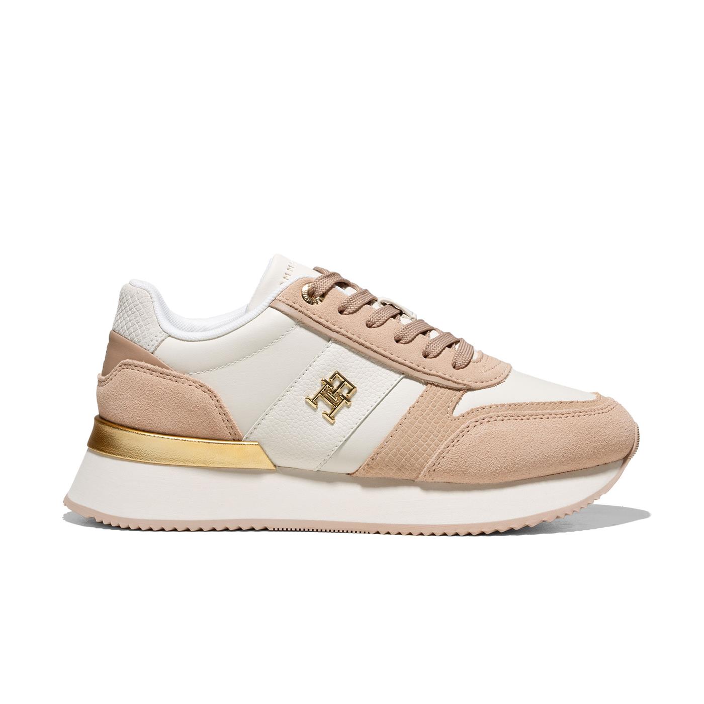 Tommy Hilfiger TH Fashion Runner Ancient White/Misty Blush - FW0FW084750K4