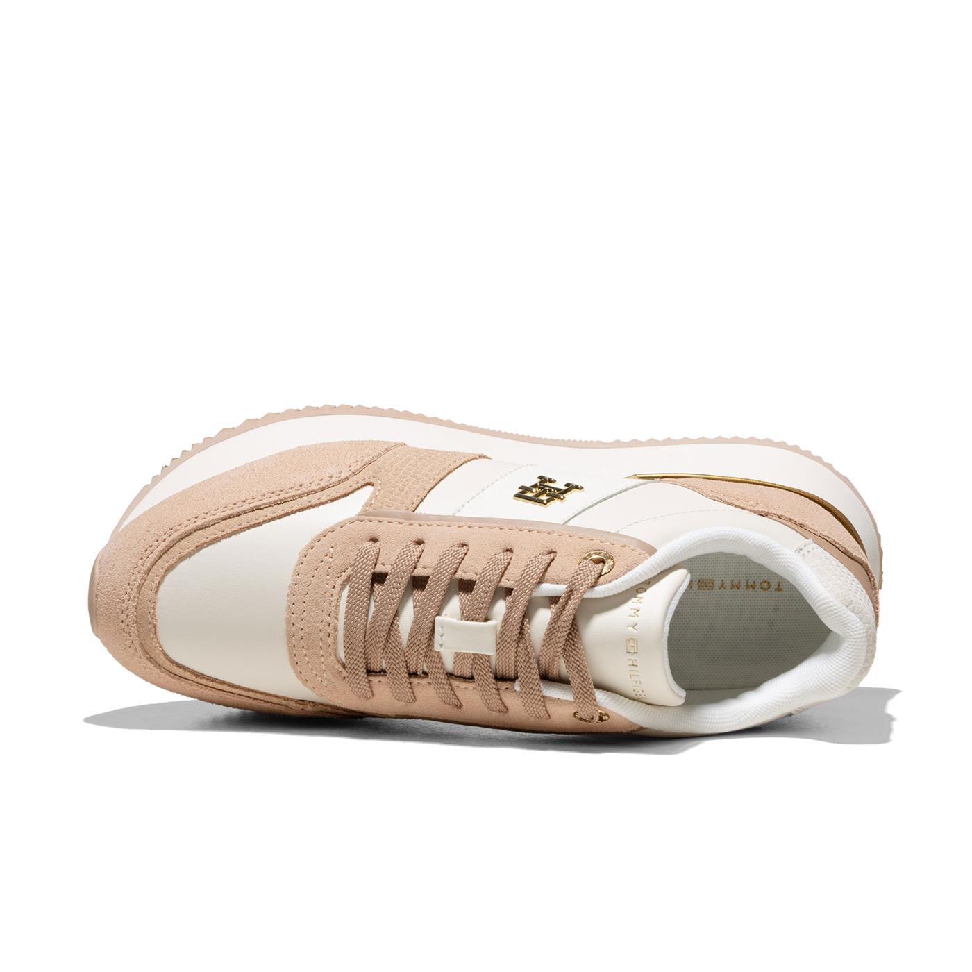 Tommy Hilfiger TH Fashion Runner Ancient White/Misty Blush - FW0FW084750K4