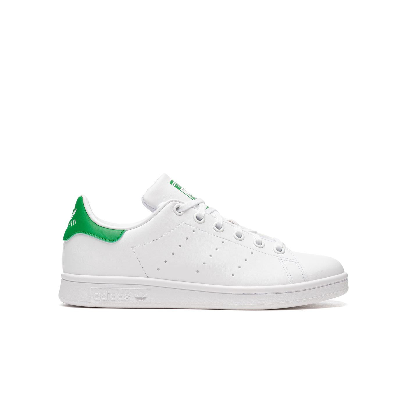 Adidas Stan Smith J Cloud White/Cloud White/Green - FX7519