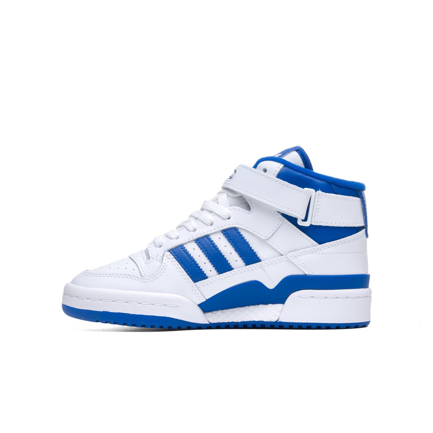 Adidas Originals Forum Mid J Ftwr White/Royal Blue/White - FZ2085