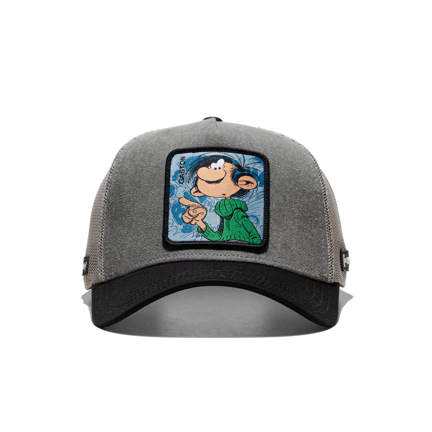 Capslab Spirou Gaston Trucker Cap Grey/Black - GAS