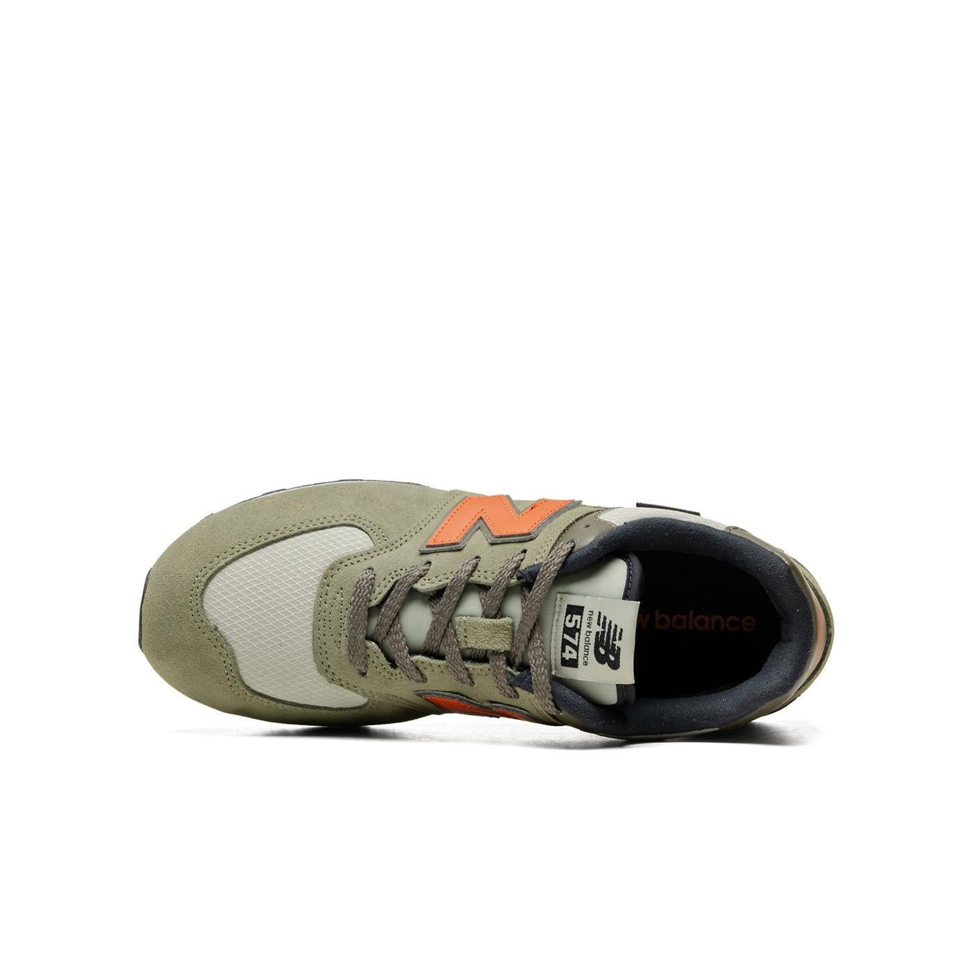 New Balance 574 Dark Olivine/Infield Clay - GC574SOF