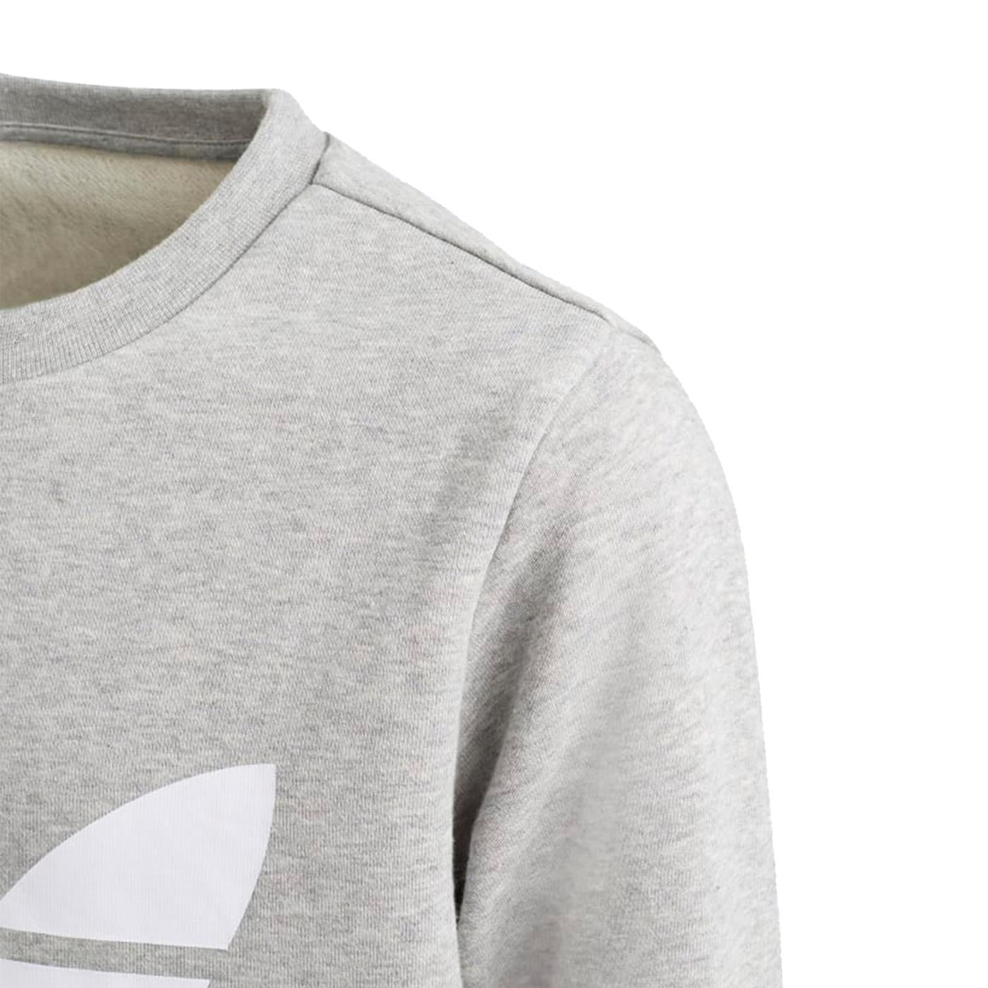 Adidas Originals Trefoil Crew Medium Grey Heather  - GD2709