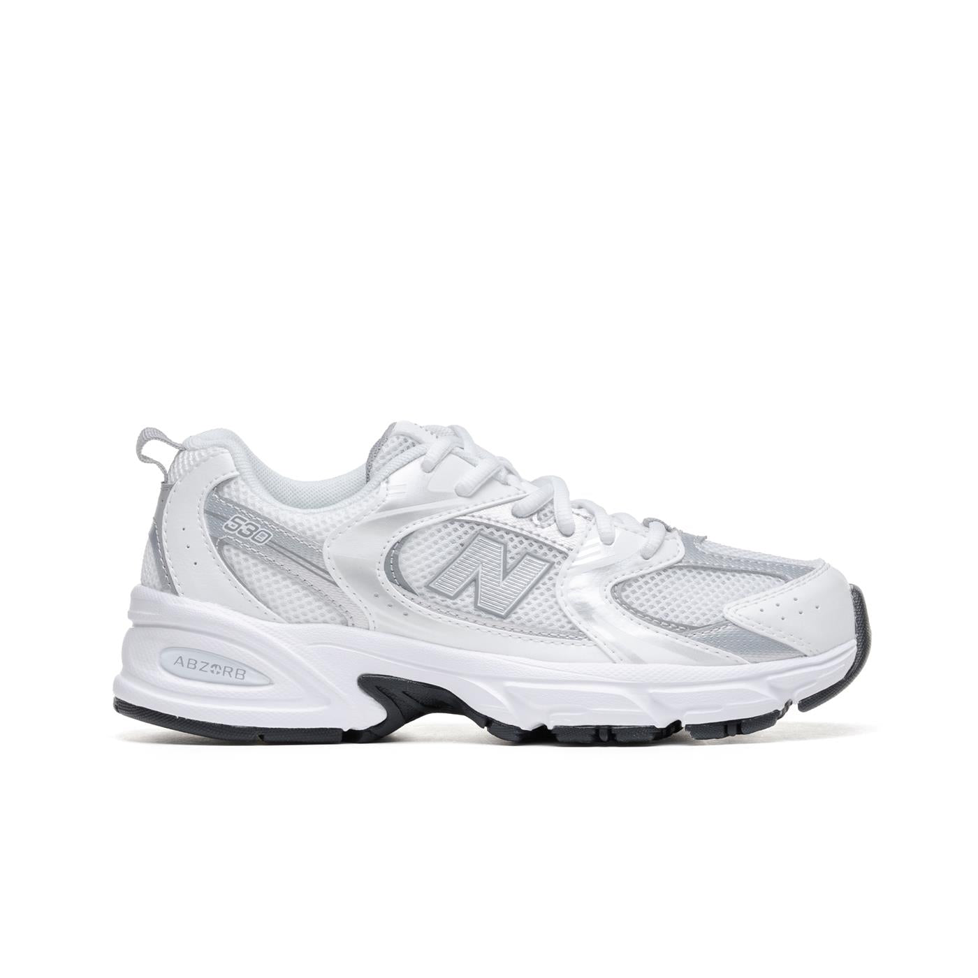 New Balance 530 White/Silver Metallic - GR530AD