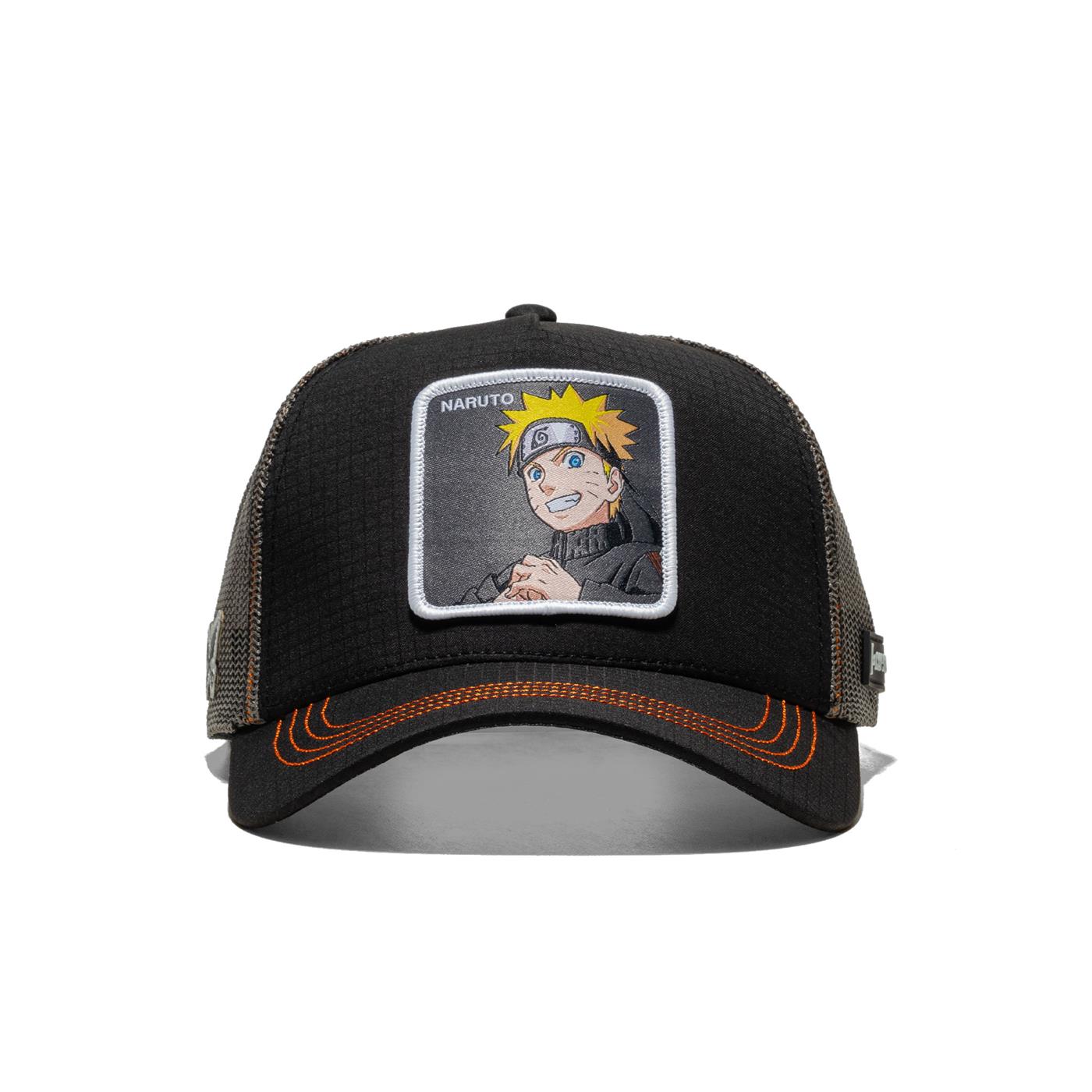 Capslab Naruto Shippuden Naruto Trucker Cap Black/Orange  - GRP