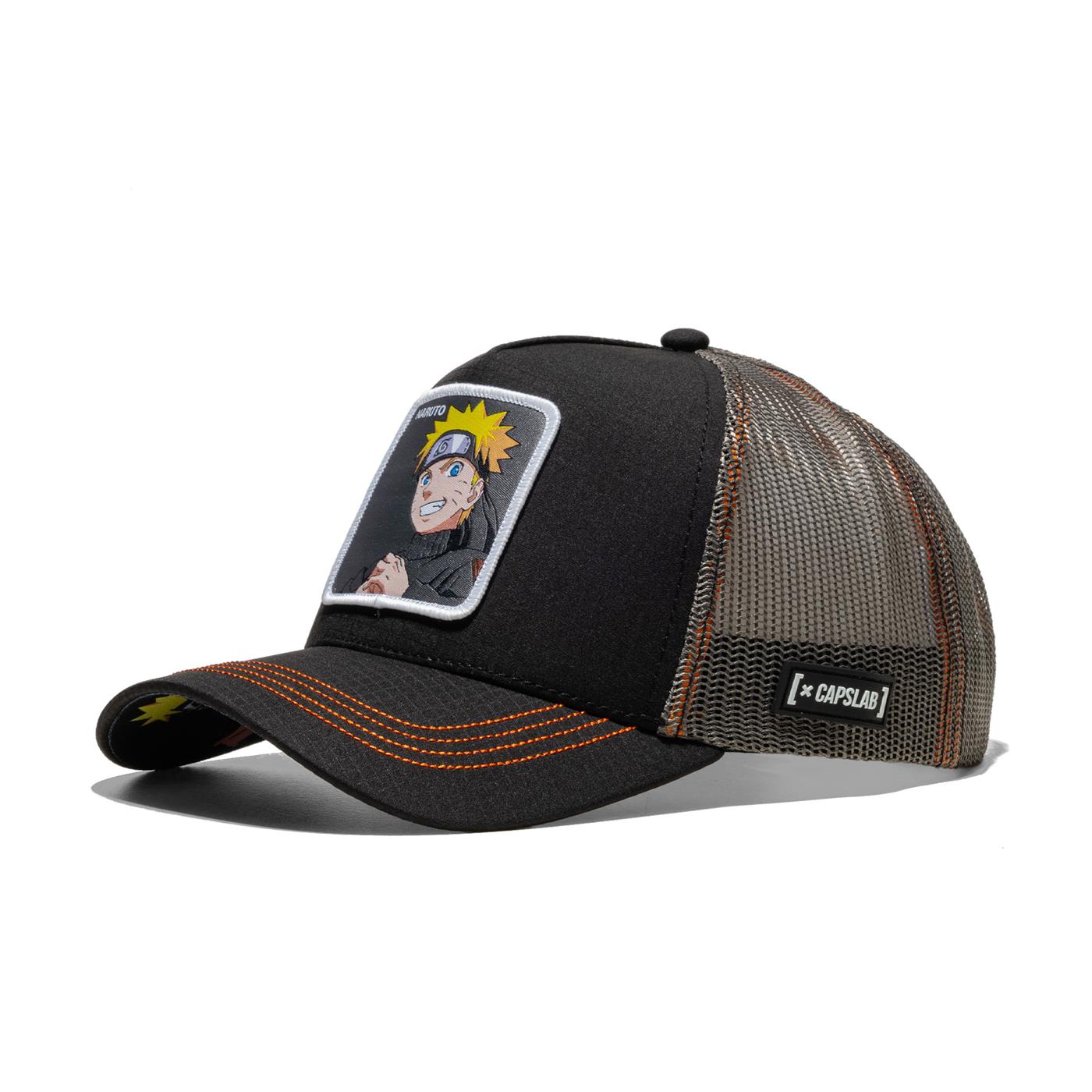 Capslab Naruto Shippuden Naruto Trucker Cap Black/Orange  - GRP