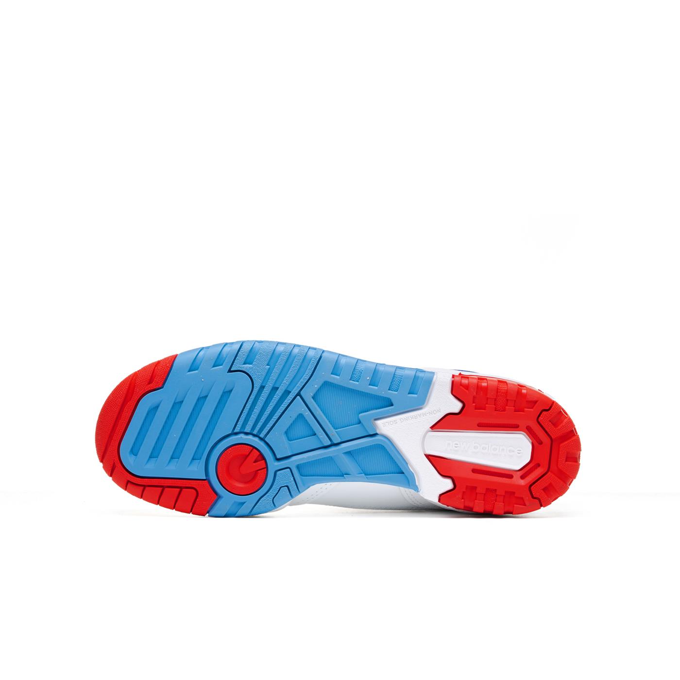 New Balance 550 White/True Red - GSB550CH