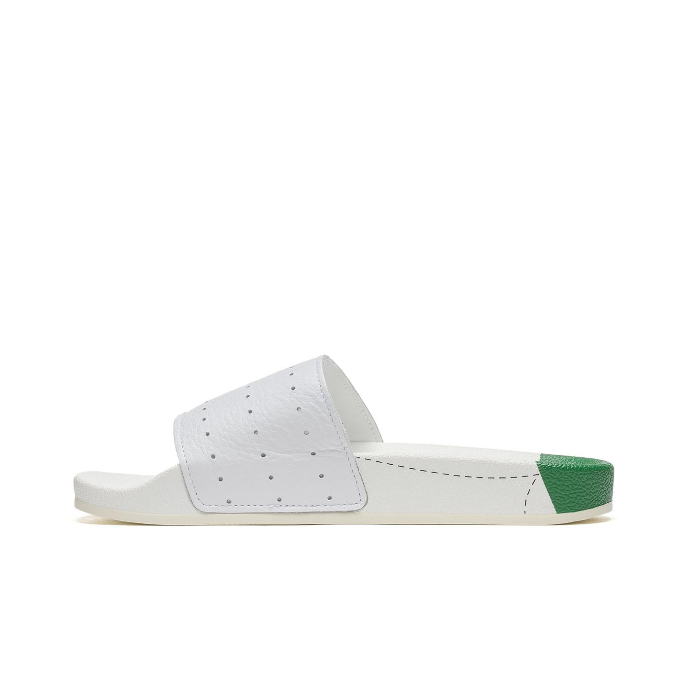 Adidas Adilette Ftwr White/Green/Ftwr White - H00571