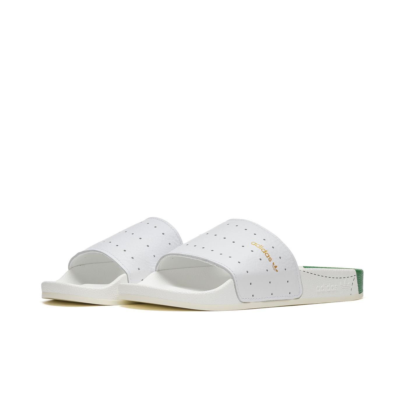Adidas Adilette Ftwr White/Green/Ftwr White  - H00571
