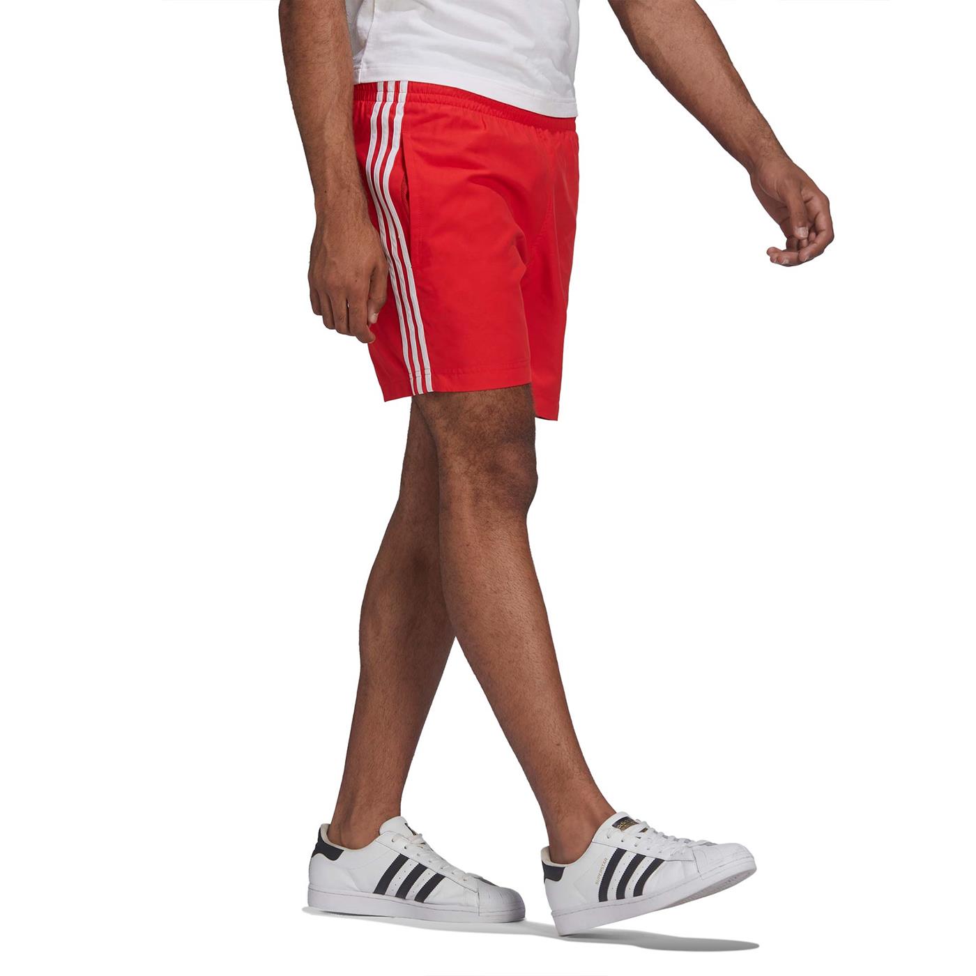 Adidas 3-Stripes Swimshort Vivid Red - HF2120