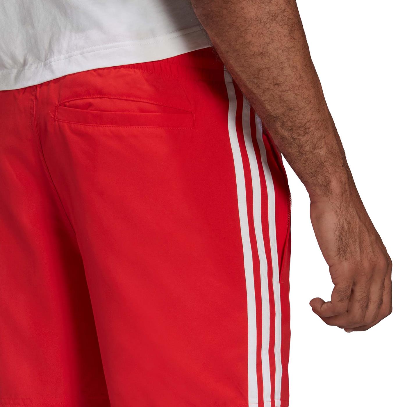Adidas 3-Stripes Swimshort Vivid Red - HF2120