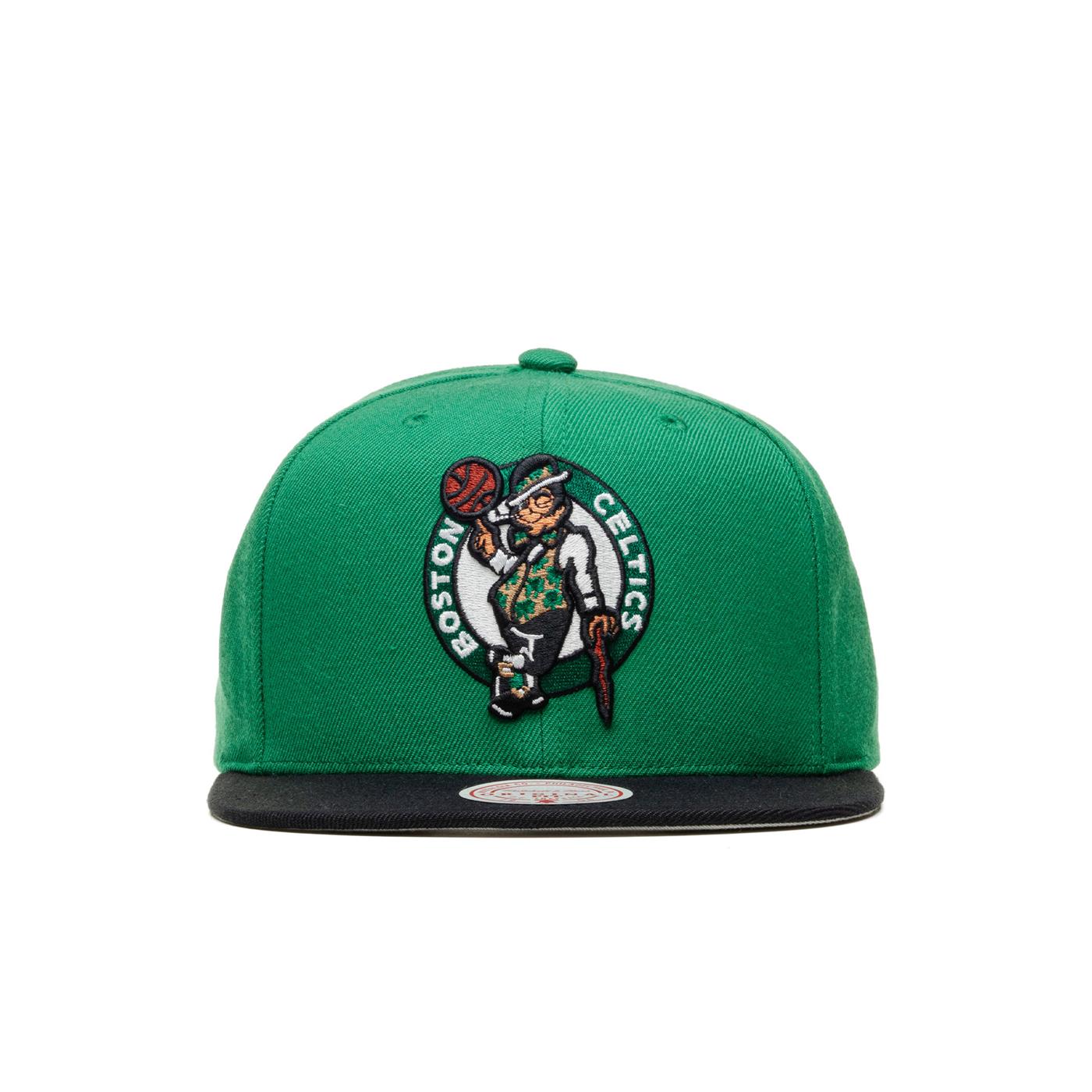 Mitchell & Ness Team 2 Tone 2.0 Snapback Boston Celtics - HHSS3264-BCEGRNBLK