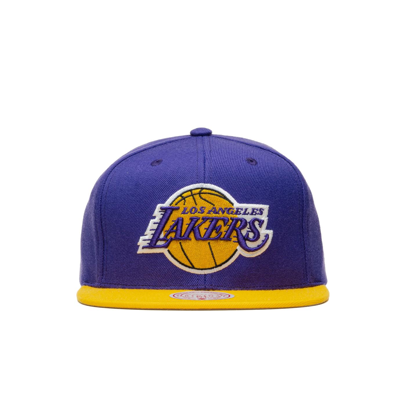 Mitchell & Ness Team 2 Tone 2.0 Snapback LA Lakers - HHSS3264-LALPRPYLW