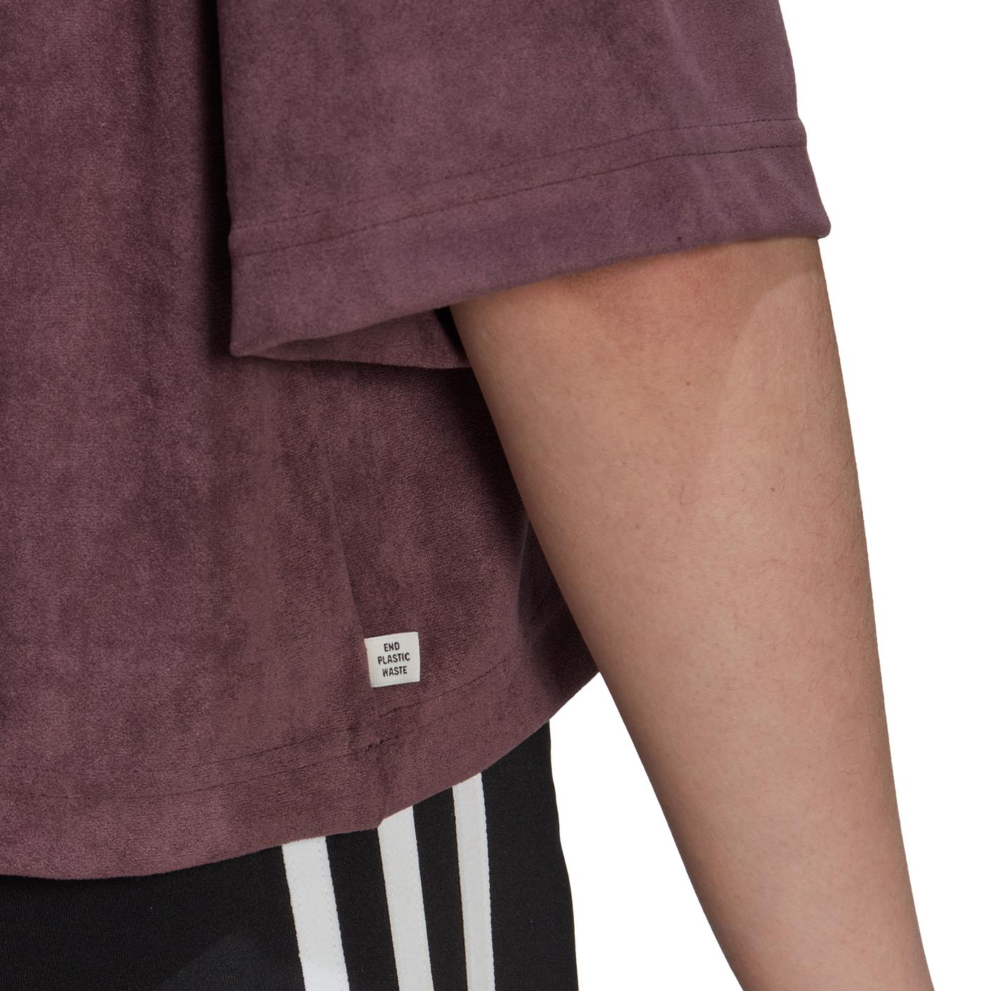 Adidas Adicolor Suede T-Shirt Shadow Maroon - HM1692