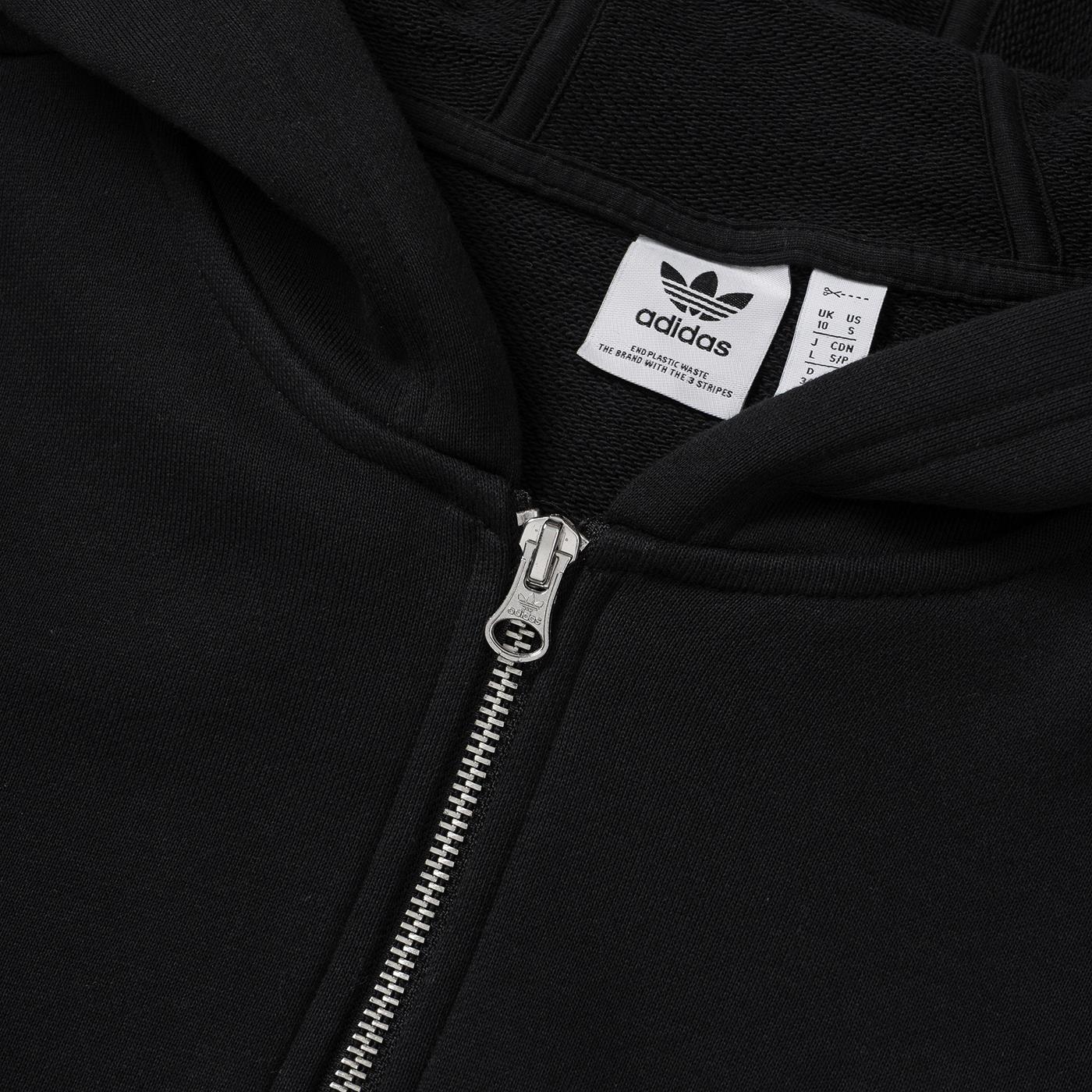 Adidas Zip Hoodie Black - HM2130