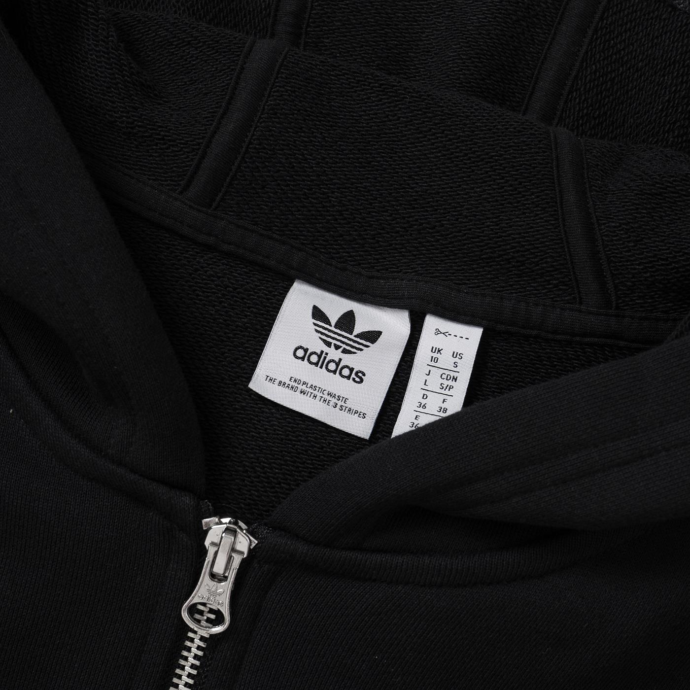 Adidas Zip Hoodie Black - HM2130