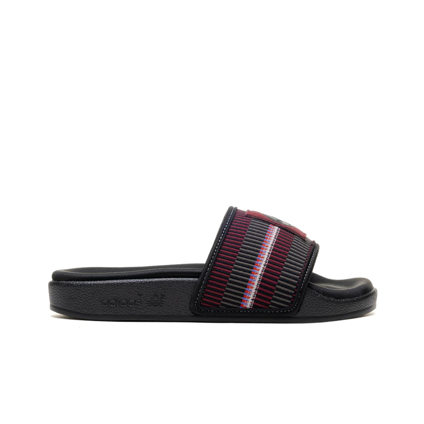 Adidas Adilette Patchwork Core Black/Purple/Shadow Olive - HP5358
