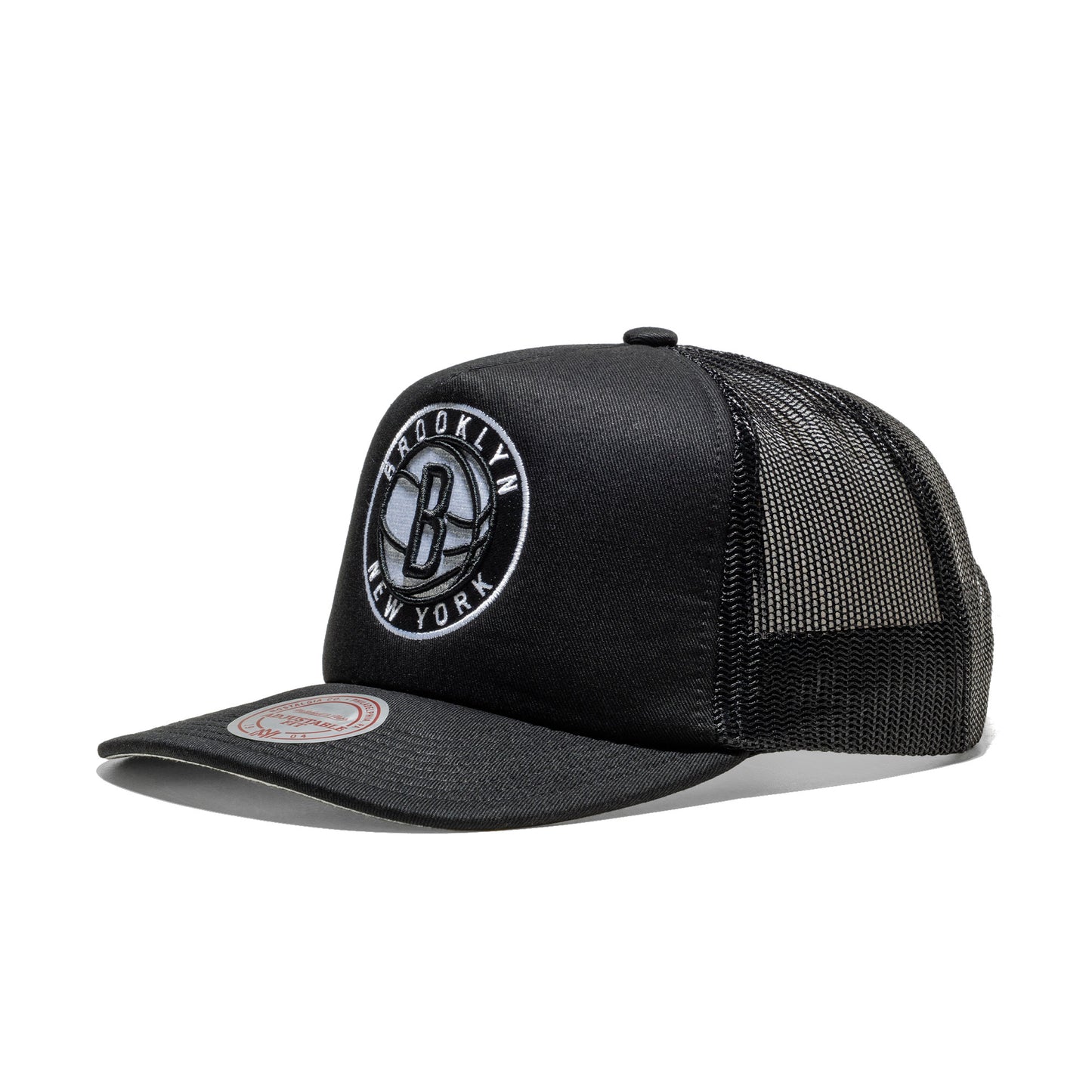 Mitchell & Ness Evergreen Trucker Hat Brooklyn Nets Black - HT8032-BNEBLCK