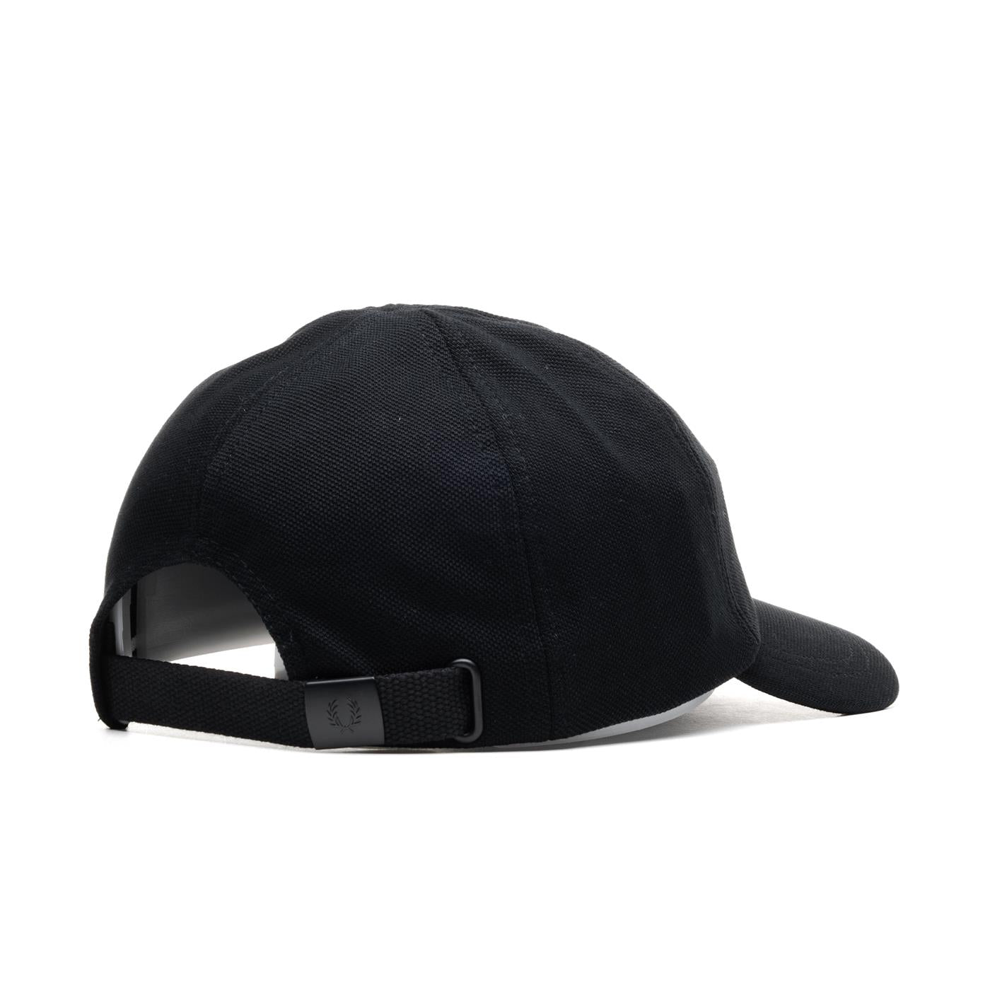Fred Perry Classic Pique Cap Black - HW1650-464
