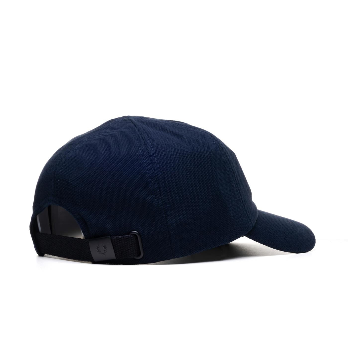 Fred Perry Classic Piqué Cap Navy/Dark Caramel - HW6726-R63