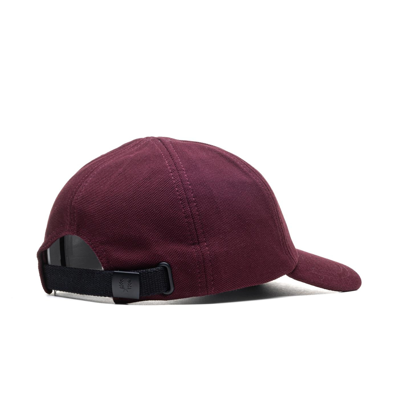 Fred Perry Classic Piqué Cap Oxblood/Shaded Stone - HW6726-T13