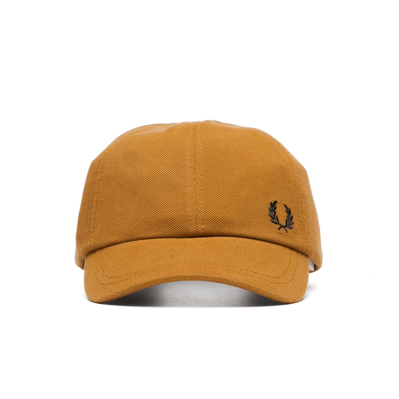 Fred Perry Classic Piqué Cap Dark Caramel/Black - HW6726-T17