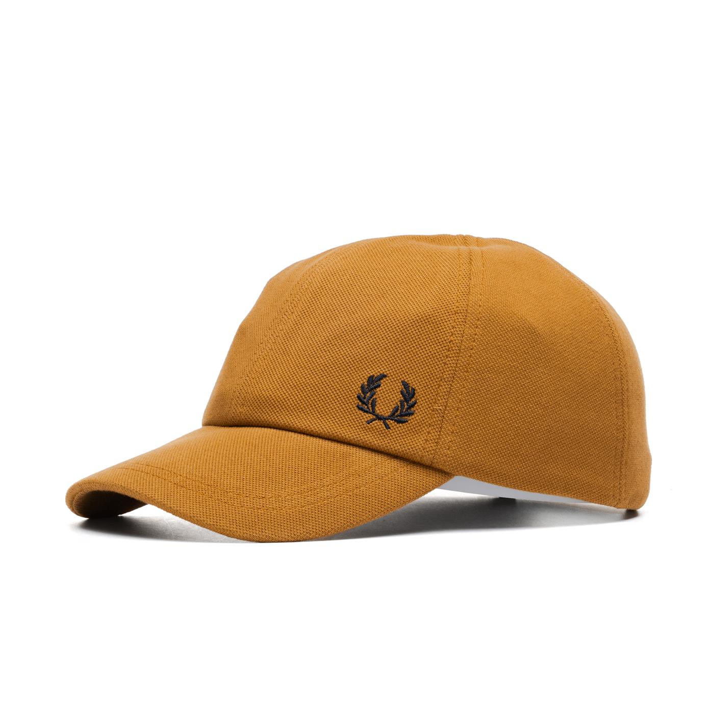 Fred Perry Classic Piqué Cap Dark Caramel/Black - HW6726-T17