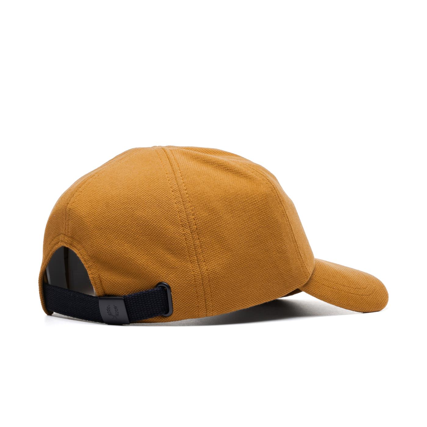 Fred Perry Classic Piqué Cap Dark Caramel/Black - HW6726-T17