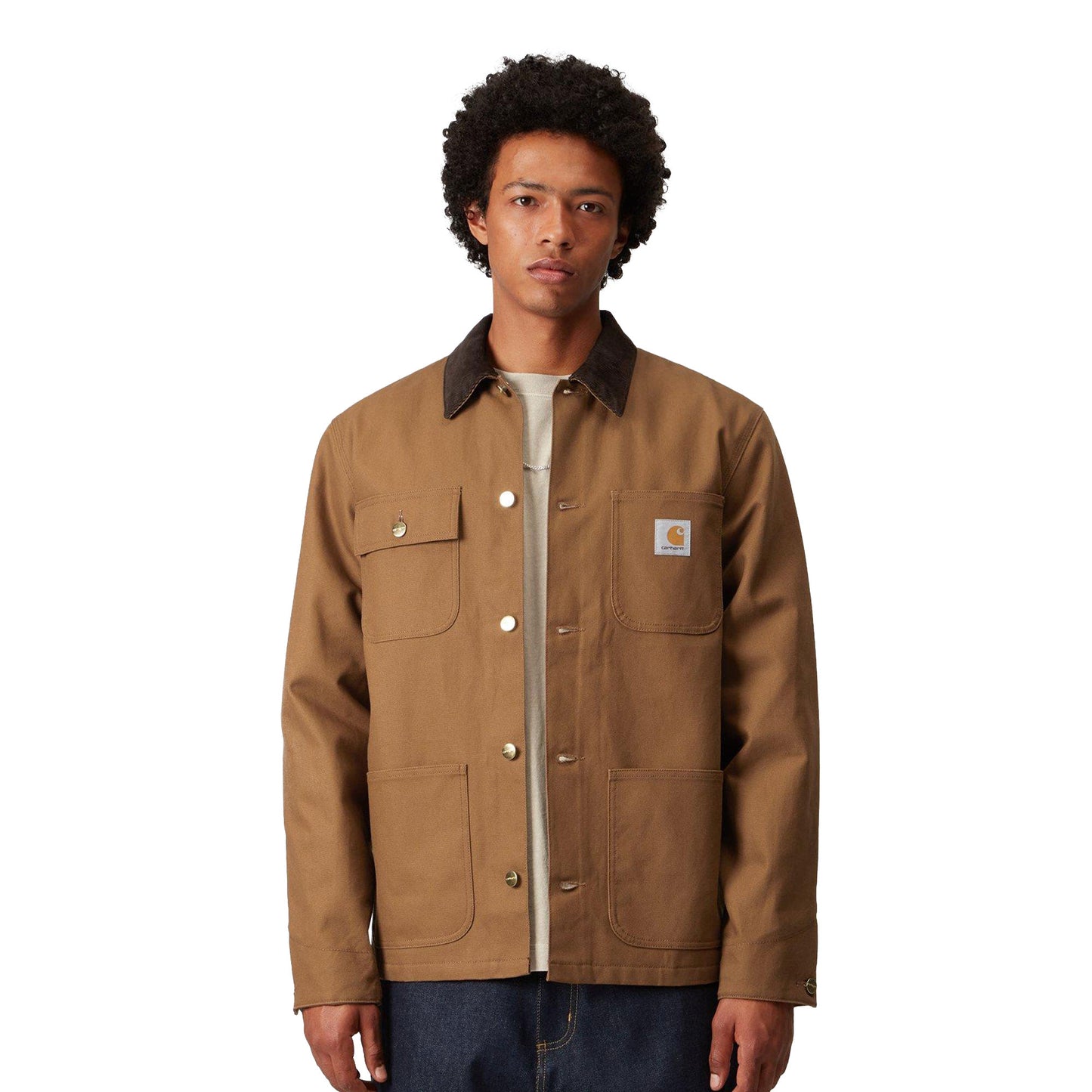 Carhartt WIP Michigan Coat Hamilton Brown/Tobacco rigid - I01526100S01