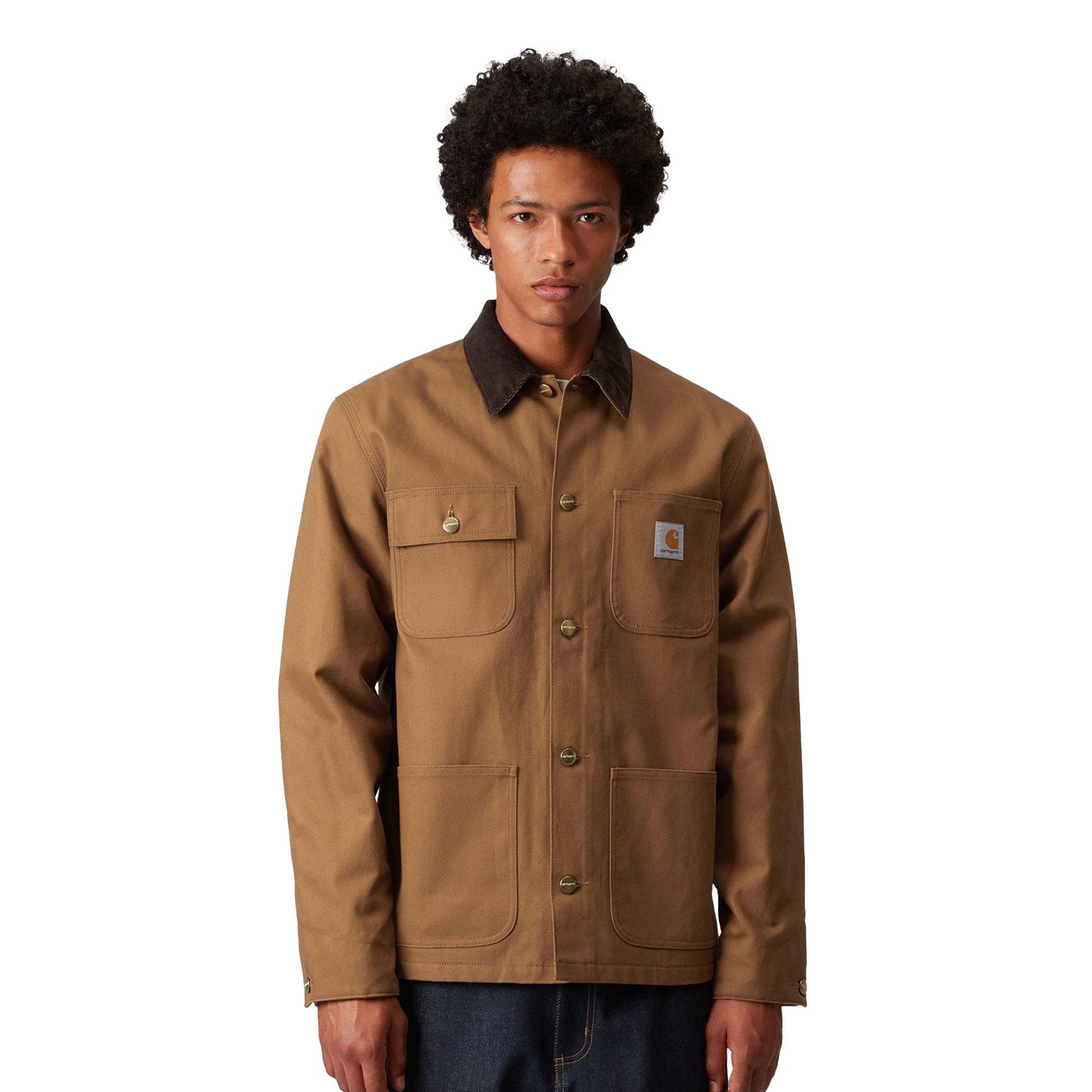 Carhartt WIP Michigan Coat Hamilton Brown/Tobacco rigid - I01526100S01
