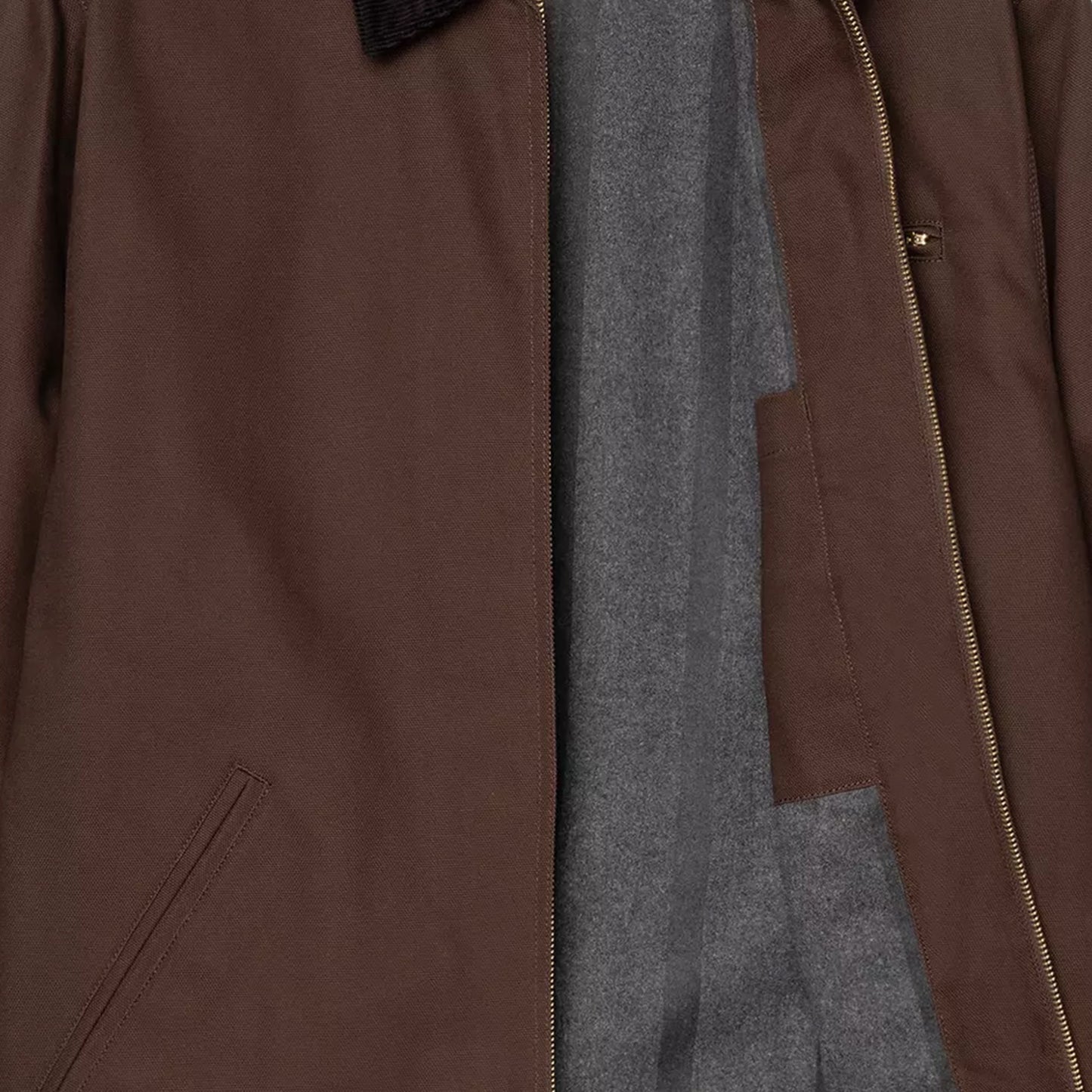 Carhartt WIP Detroit Jacket Tobacco/Black rigid - I0152641YL01