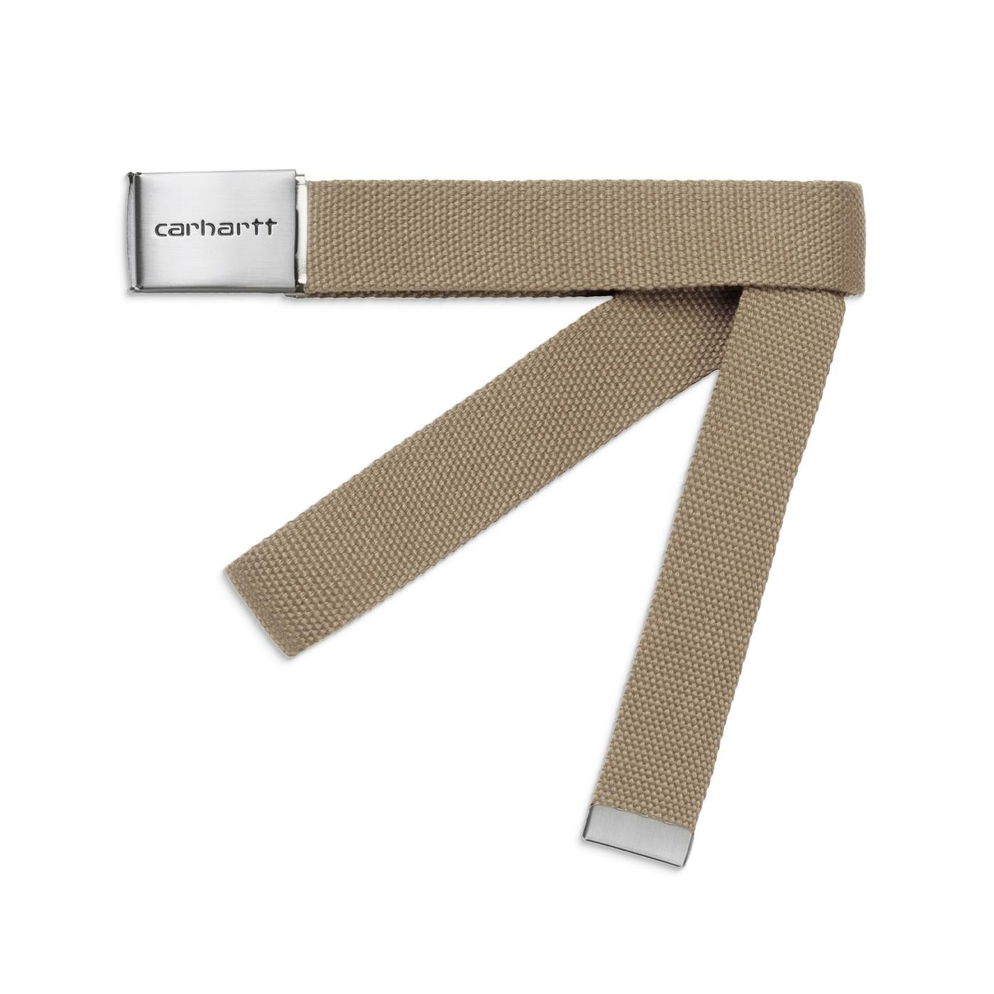Carhartt Clip Belt Chrome Leather - I0191768YXX