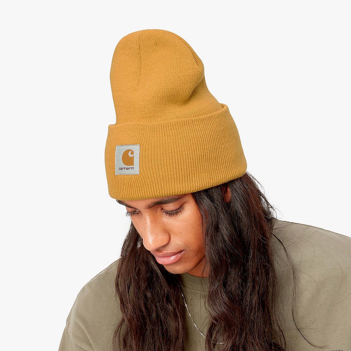 Carhartt Acrylic Watch Hat Ochre - I0202220W1XX