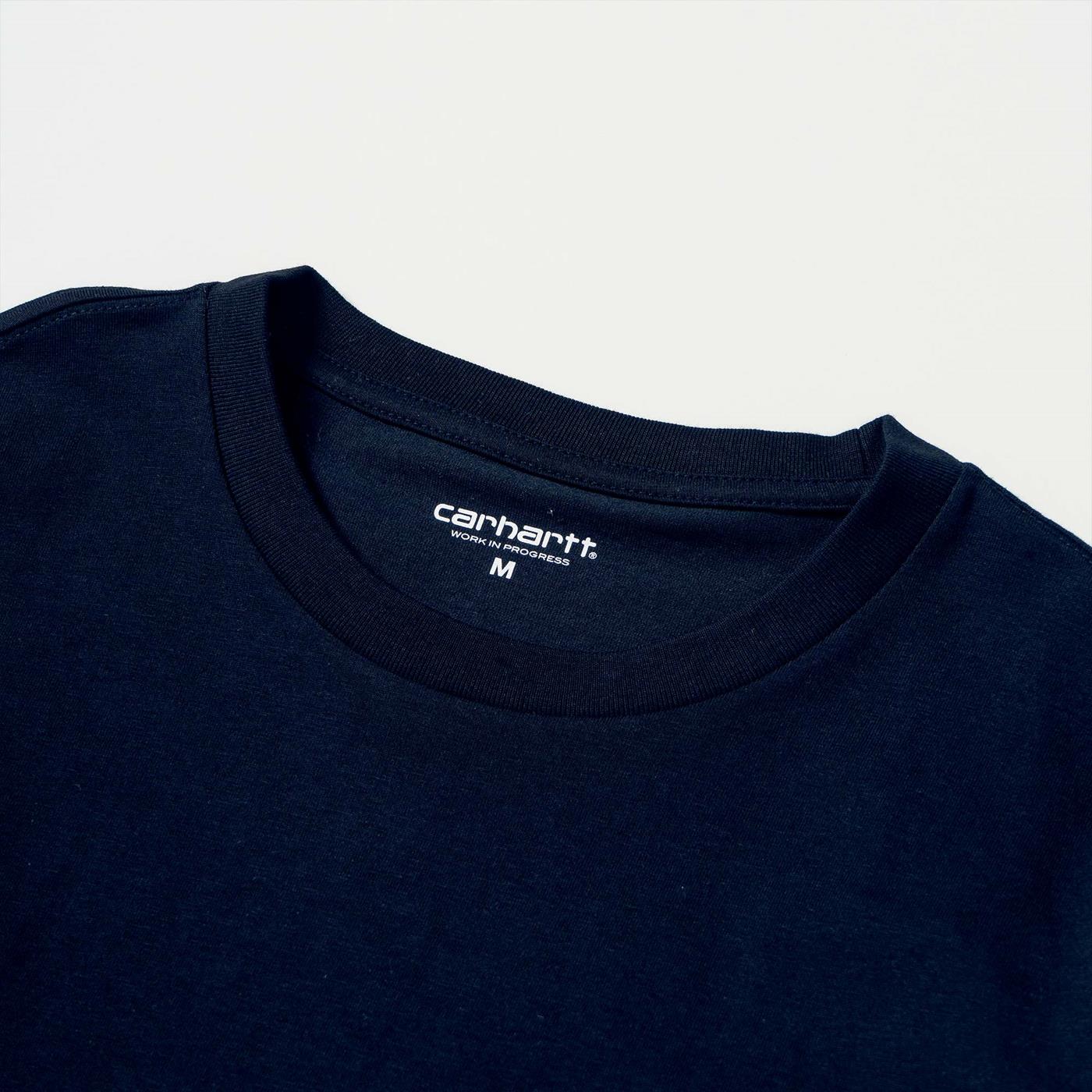 Carhartt L/S Pocket T-Shirt Dark Navy - I0220941CXX