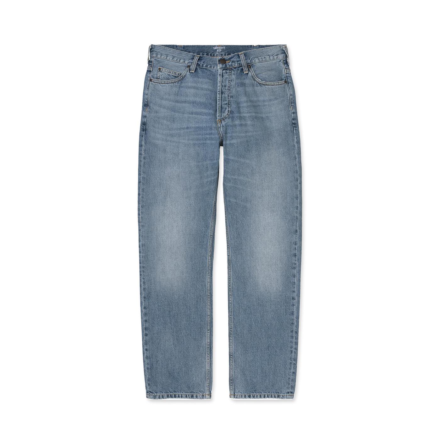 Carhartt WIP Marlow Pant Blue Worn Bleached - I02302901WJ