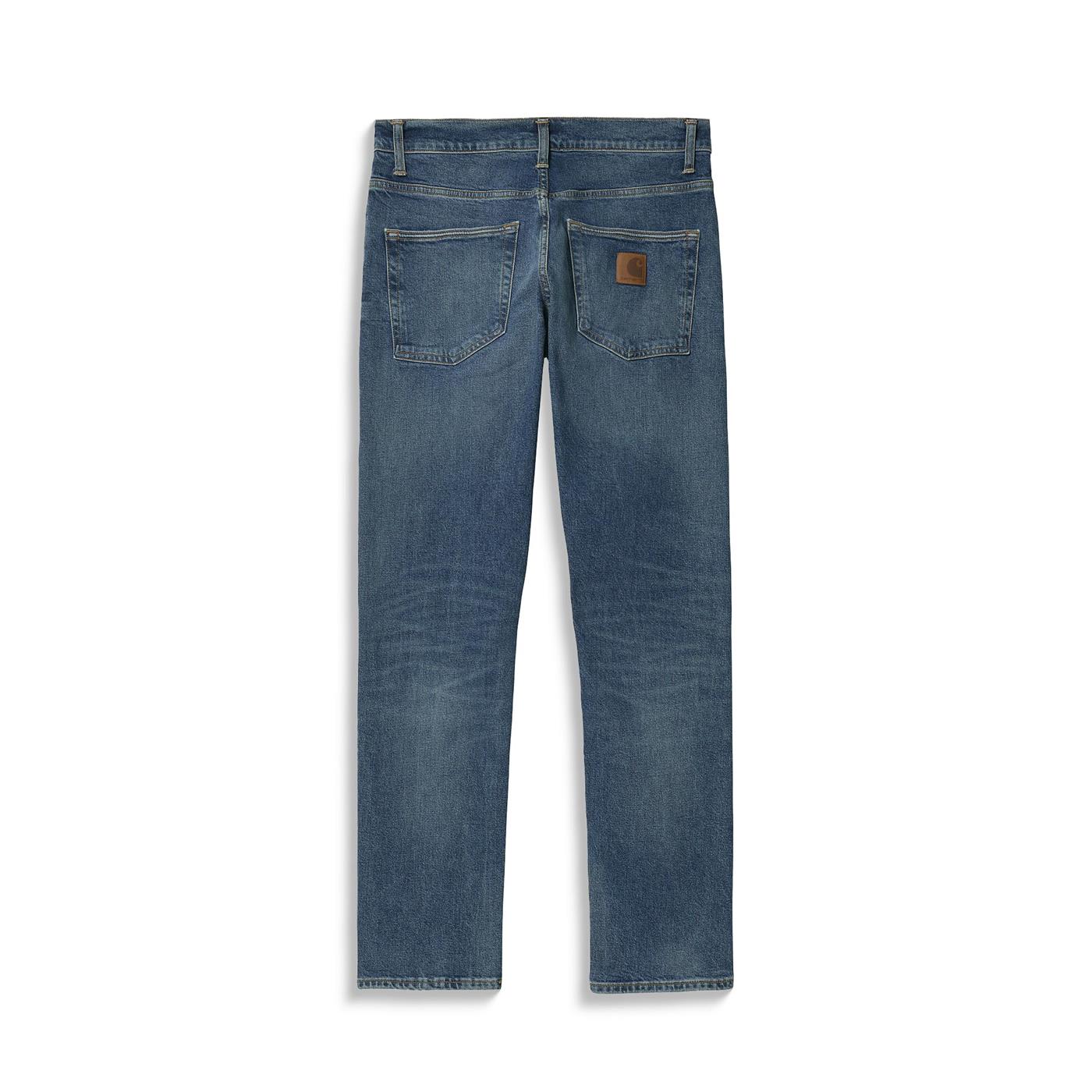 Carhartt Klondike Pant Blue Mid Used Wash - I02489801WH