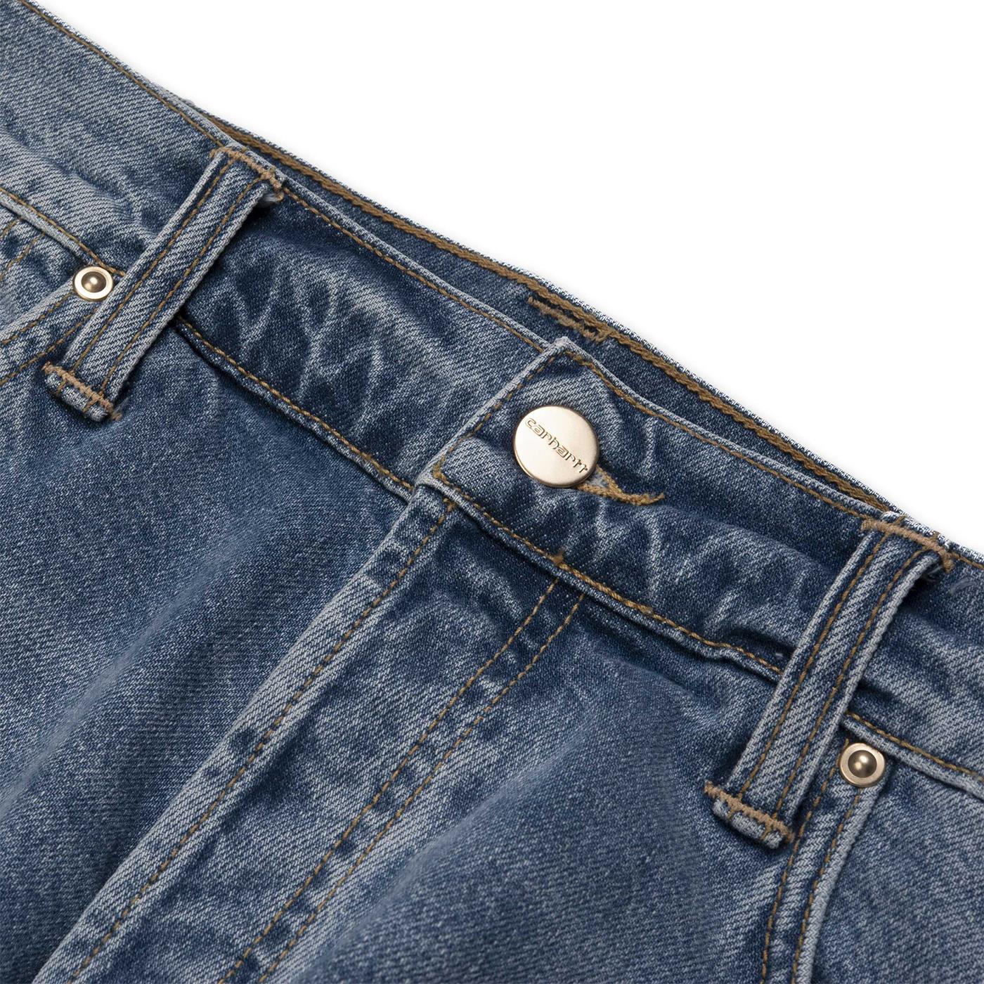Carhartt Klondike Pant Blue Worn Bleached - I02489801WJ
