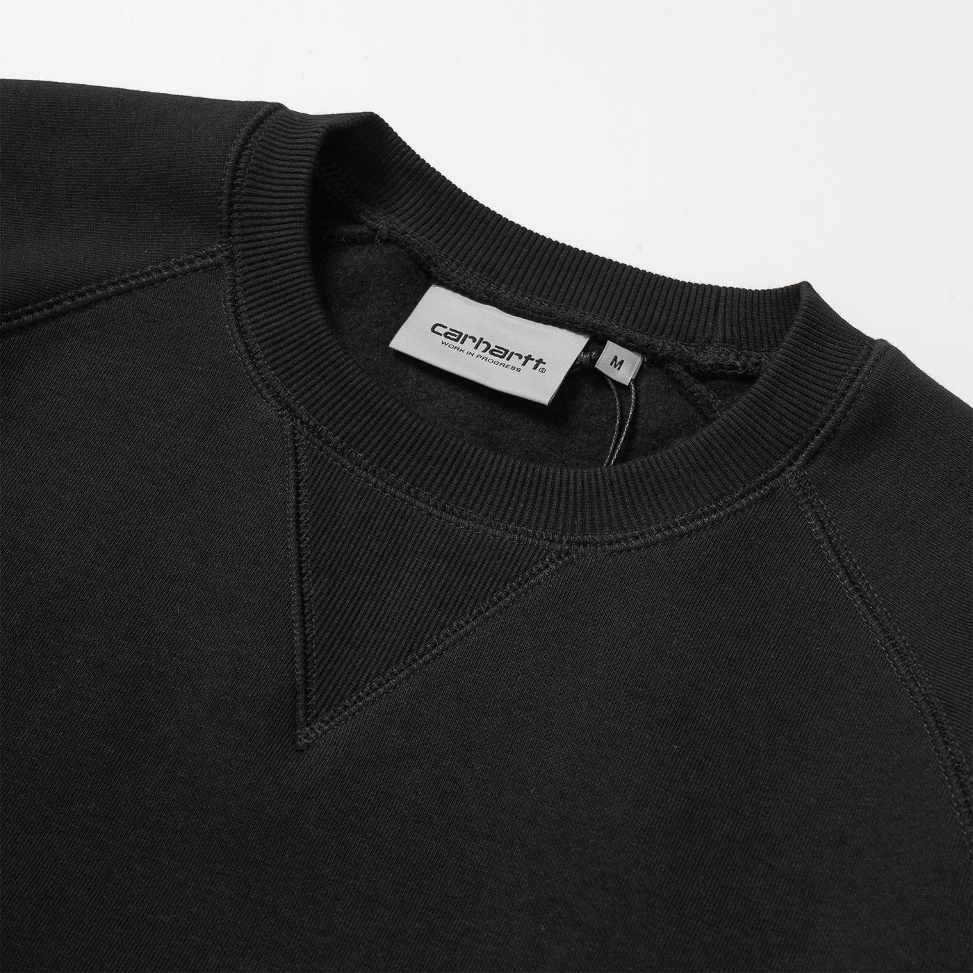 Carhartt Chase Sweat Black/Gold - I02638300FXX