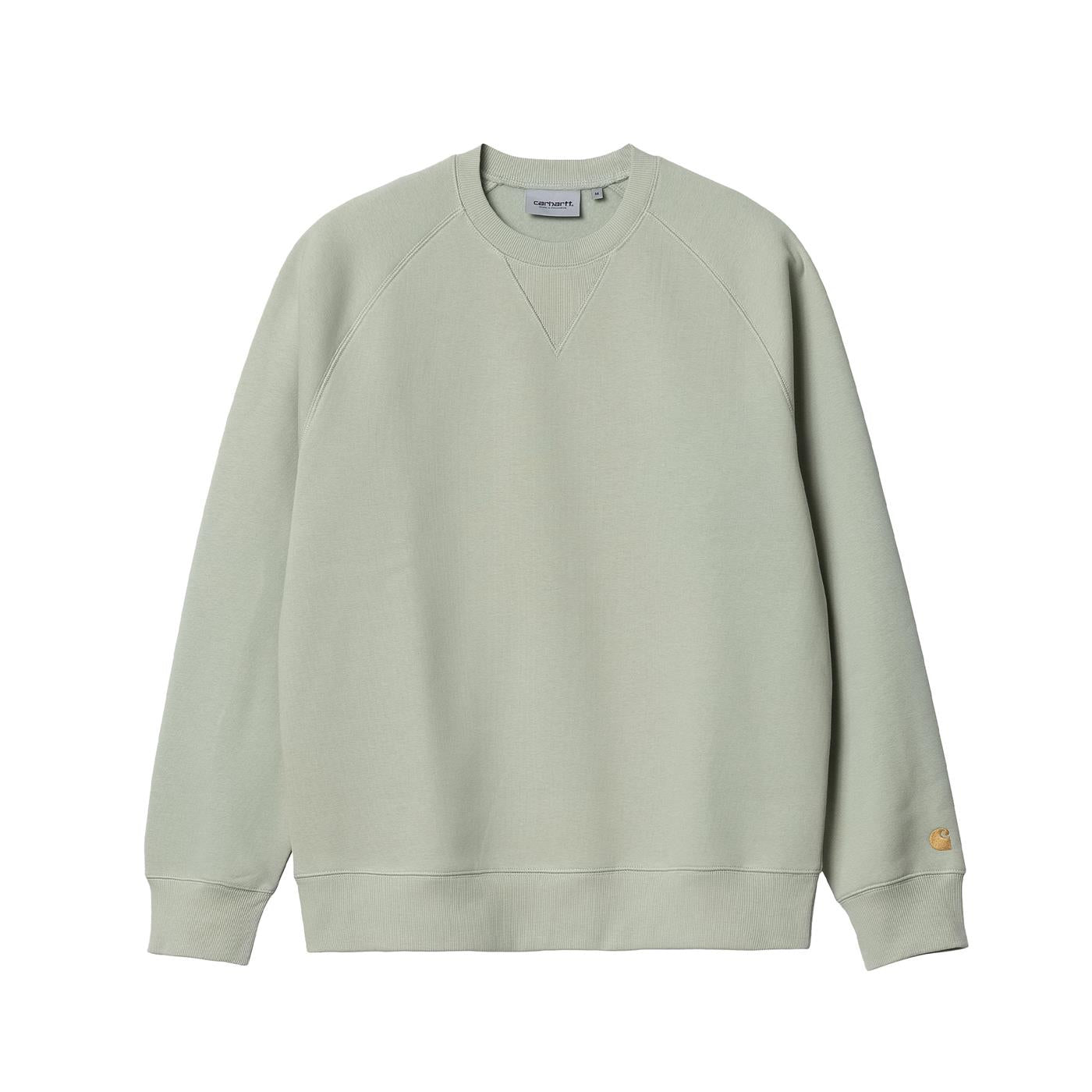 Carhartt WIP Chase Sweat Agave/Gold - I0263831GUXX