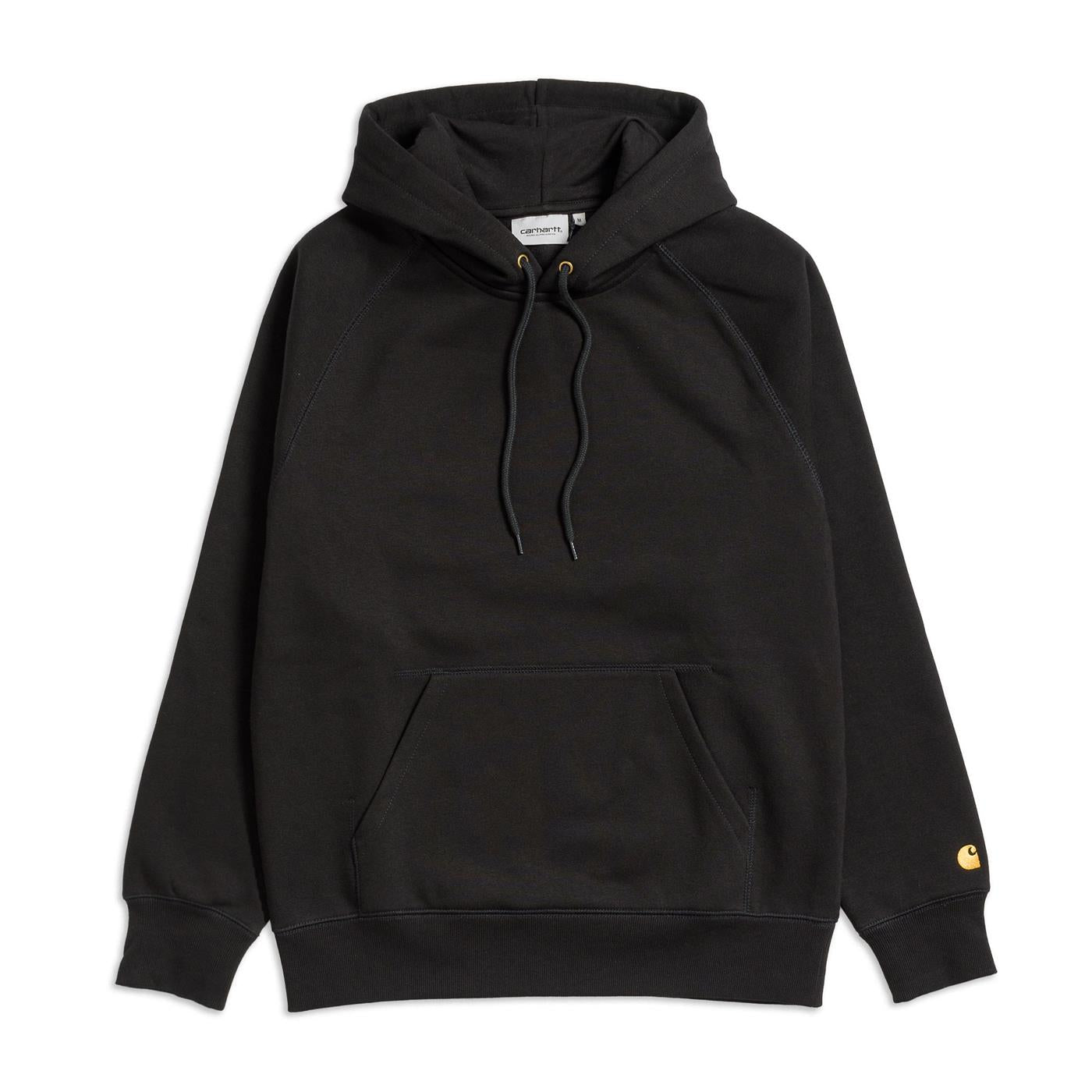 Carhartt Hooded Chase Sweat Black/Gold - I02638400FXX